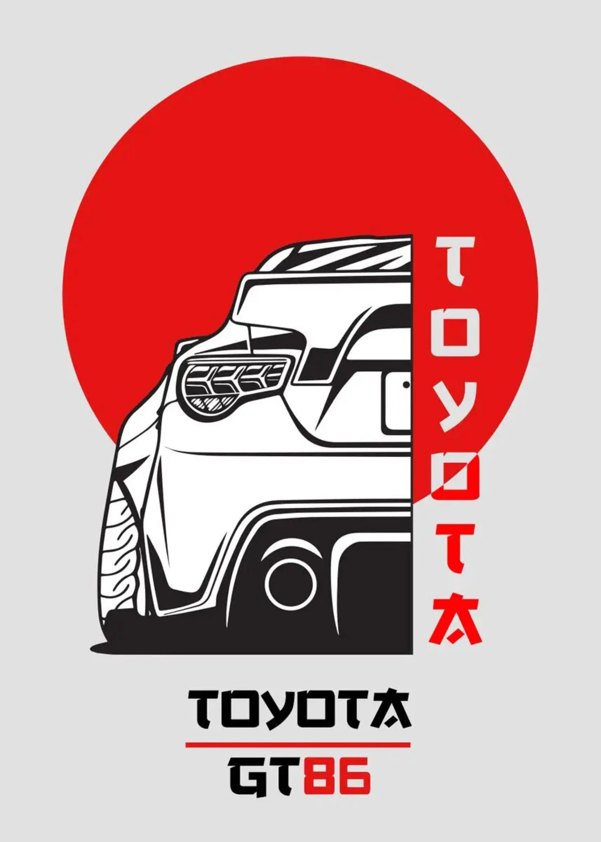 Toyota GT86 | Japanese Car Art - Image 4