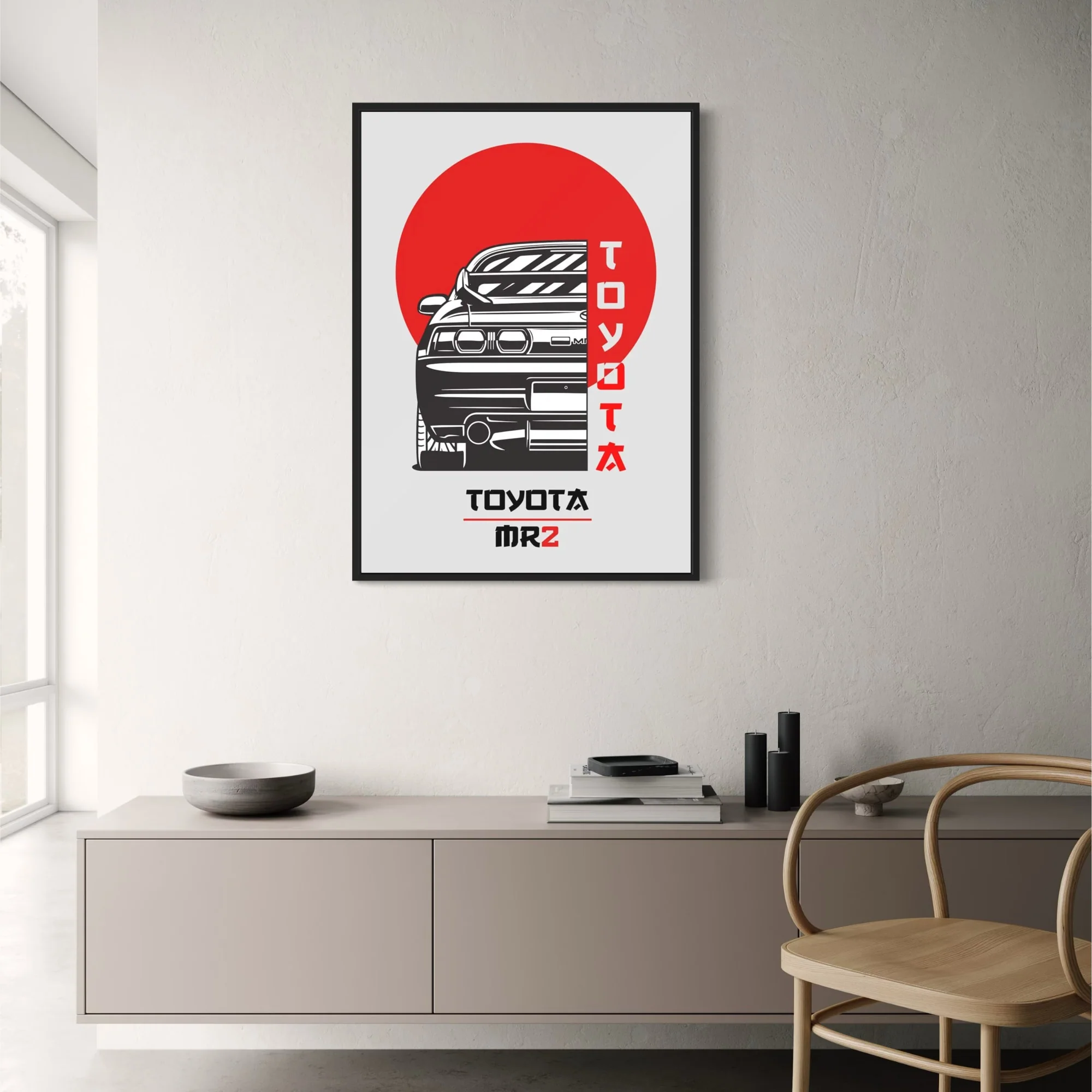 Toyota MR2 | Vintage Japanese Car Art - Image 2