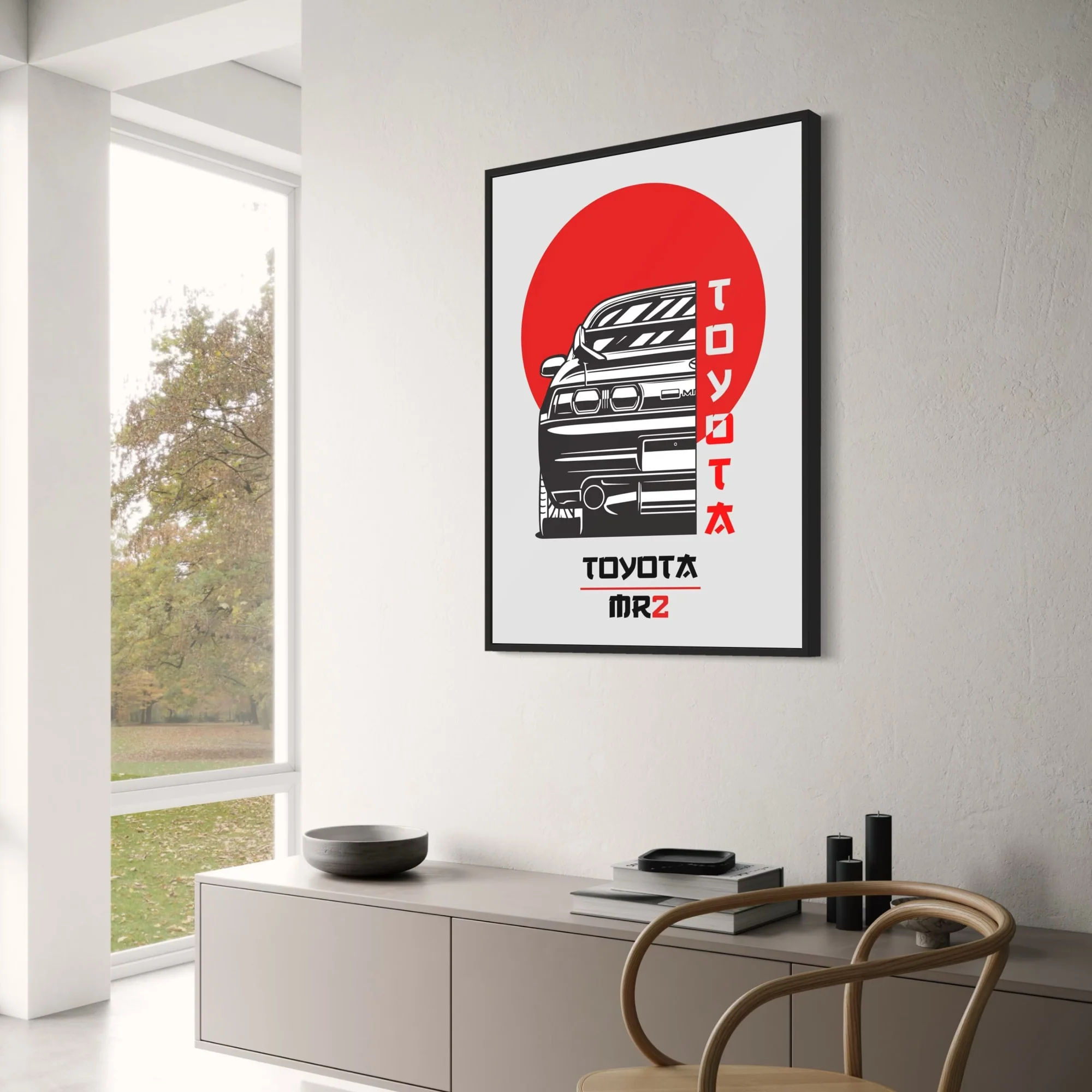 Toyota MR2 | Vintage Japanese Car Art - Image 3