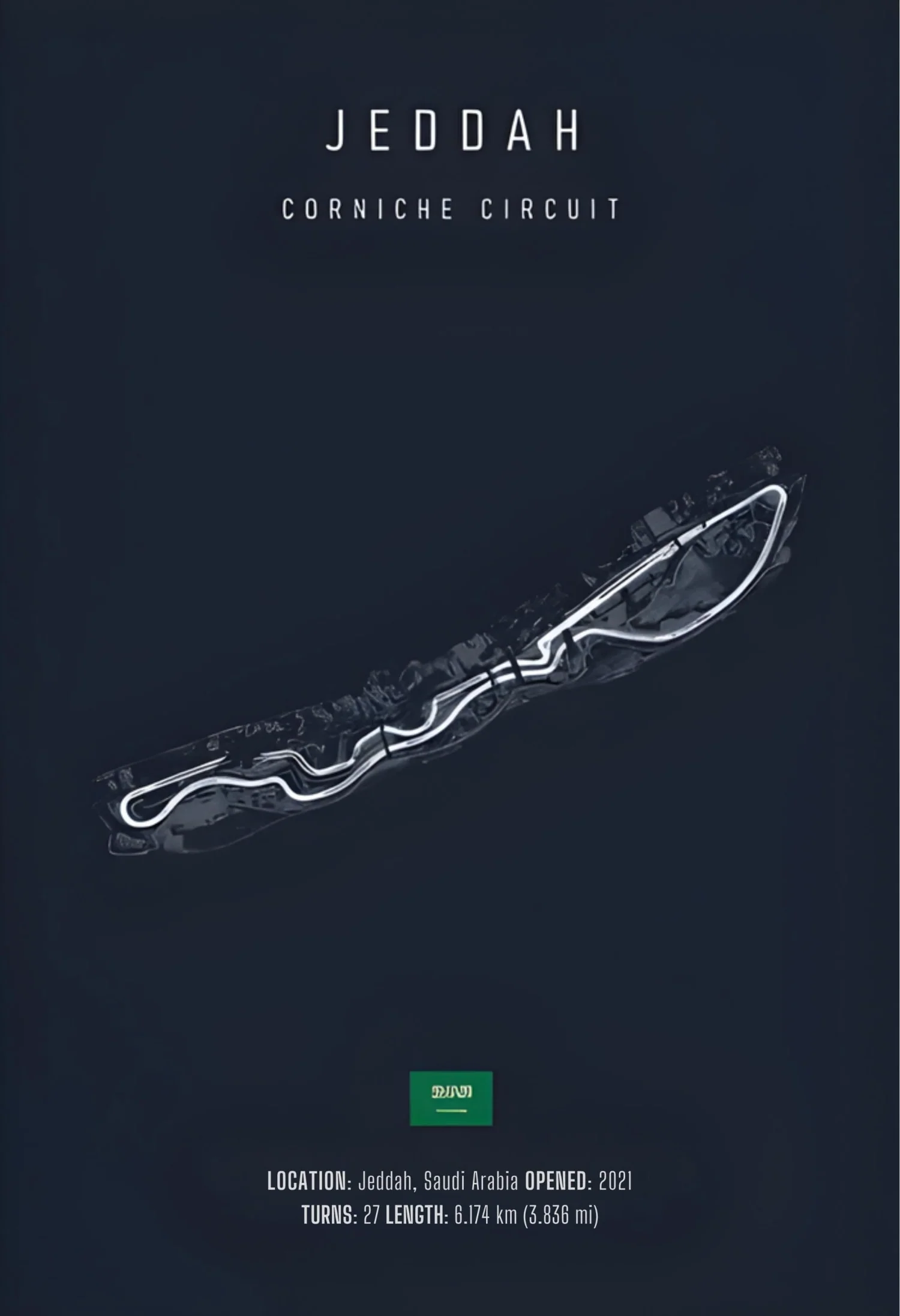 Jeddah Street Circuit | F1 Track Layout - Image 4
