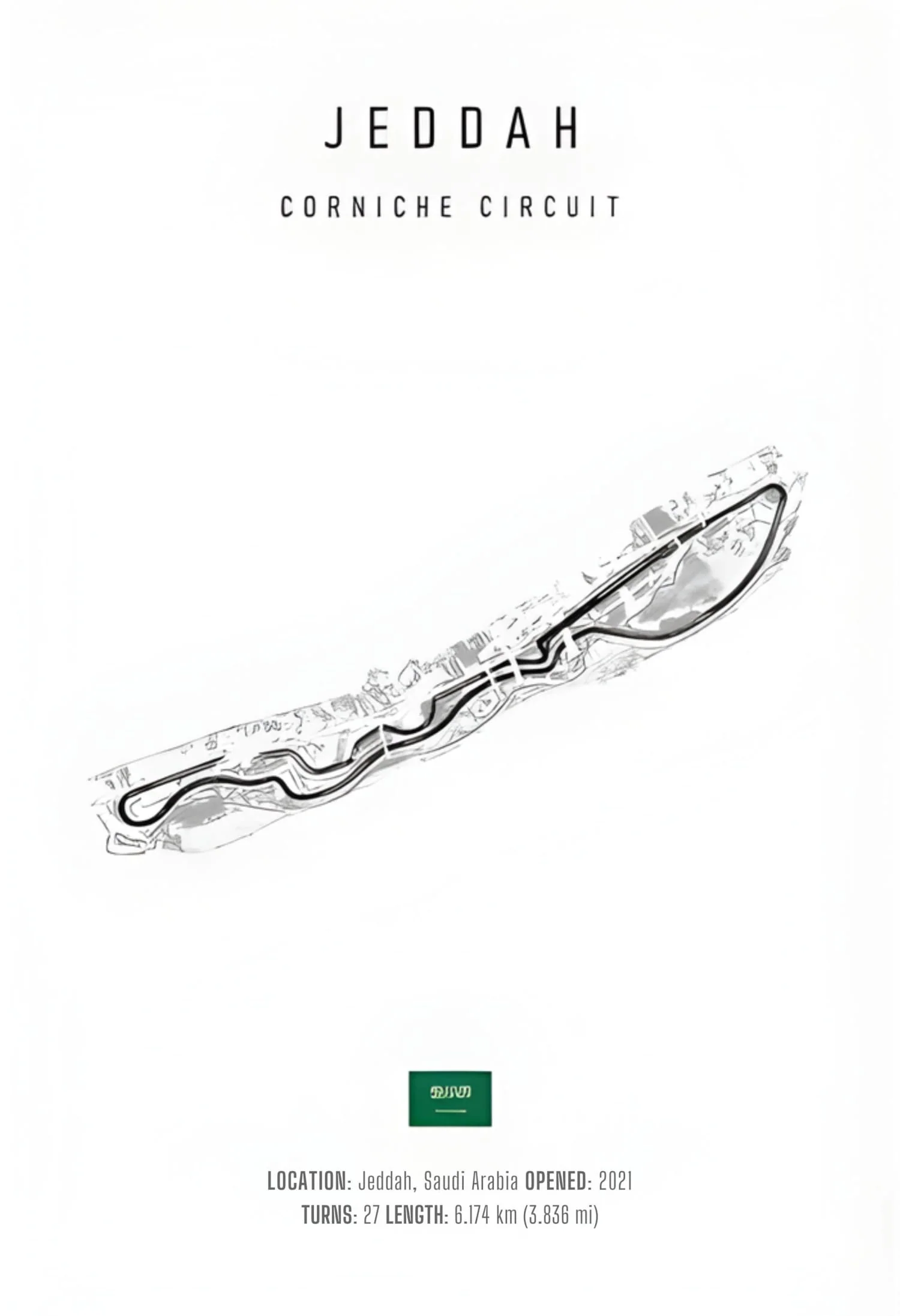 Jeddah F1 Circuit | Track Layout - Image 4