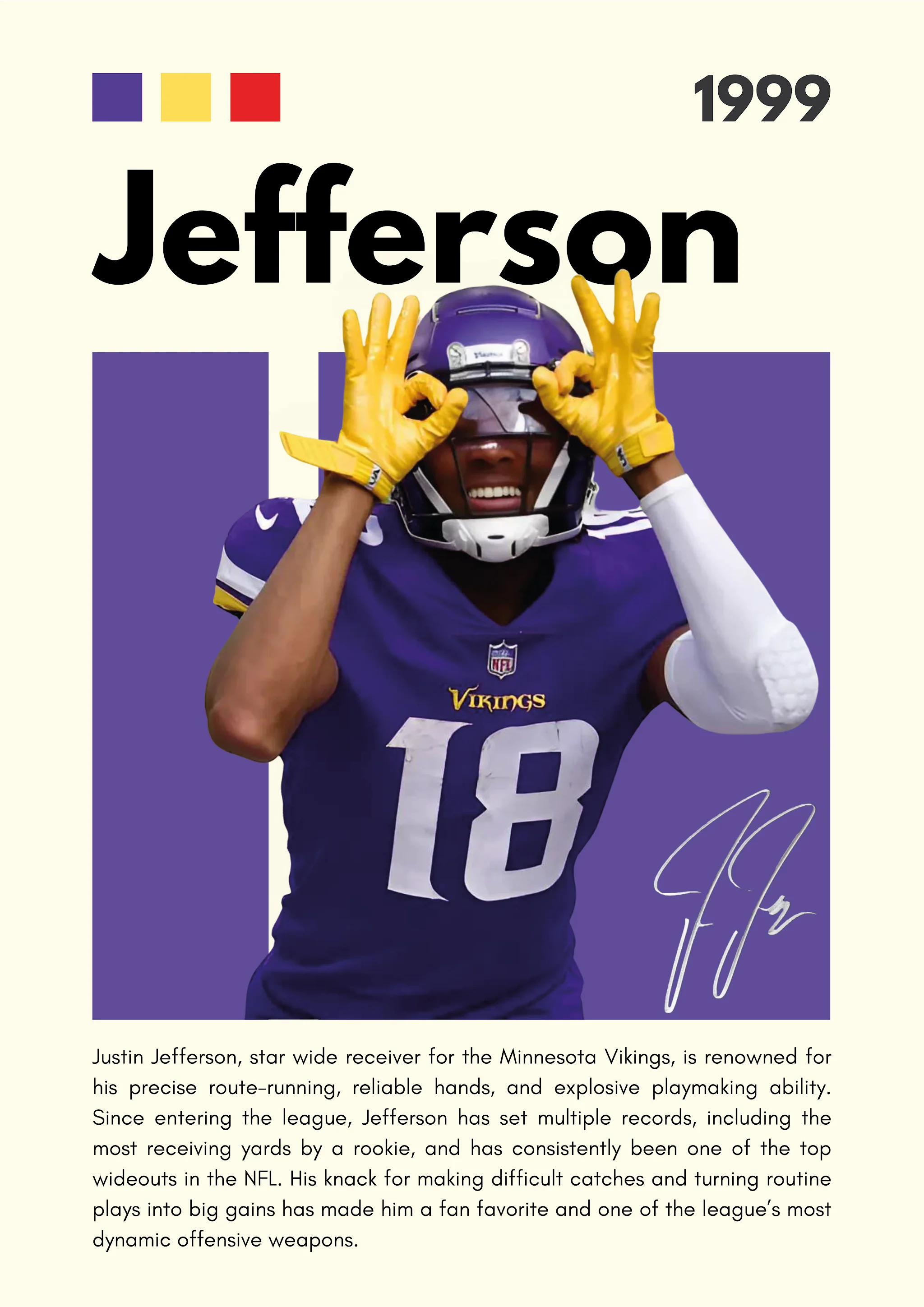 Justin Jefferson Iconic Catch | Minnesota Vikings | NFL - Image 4