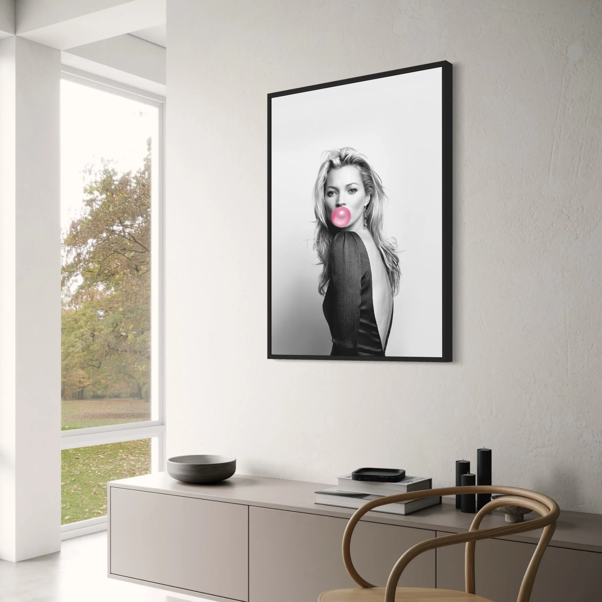 Kate Moss | Bubblegum Fashion Portrait - Image 3