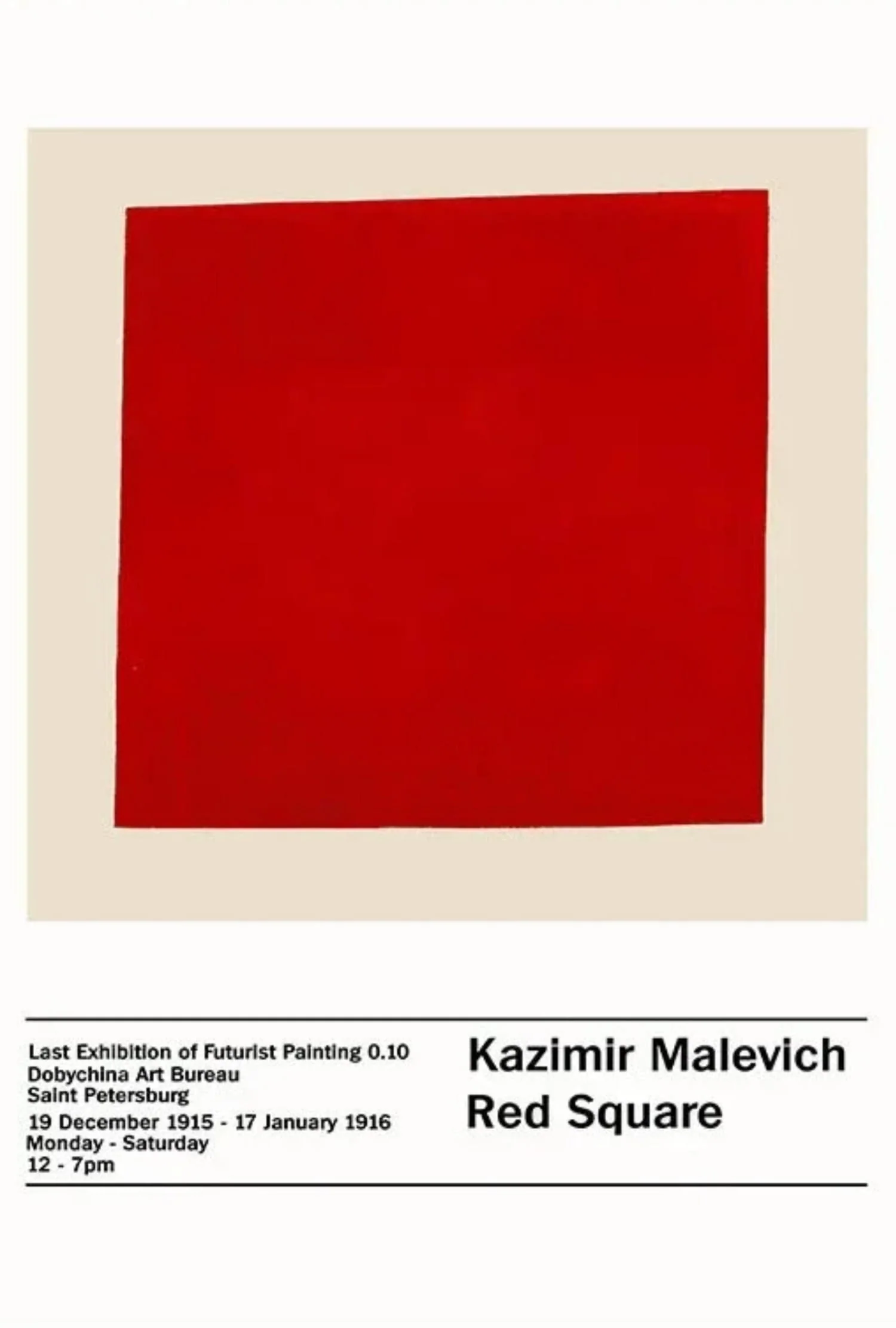 Red Square | Kazimir Malevich | Modern Minimalist - Image 4