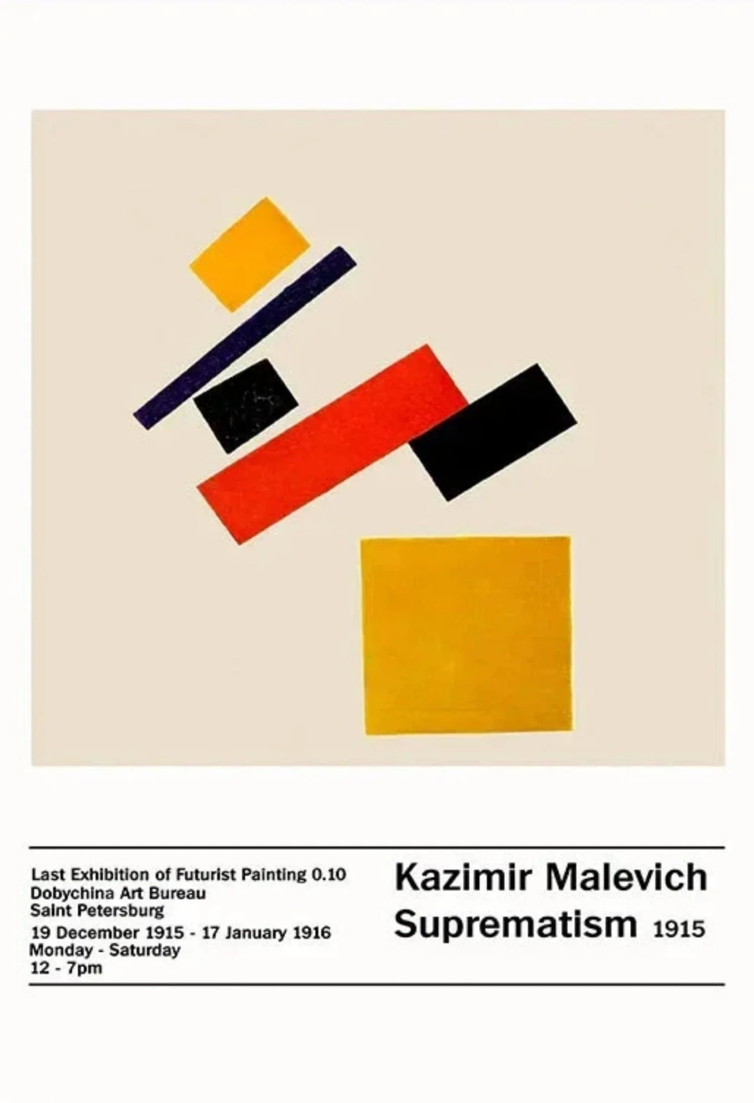 Kazimir Malevich | Suprematism Abstract - Image 4