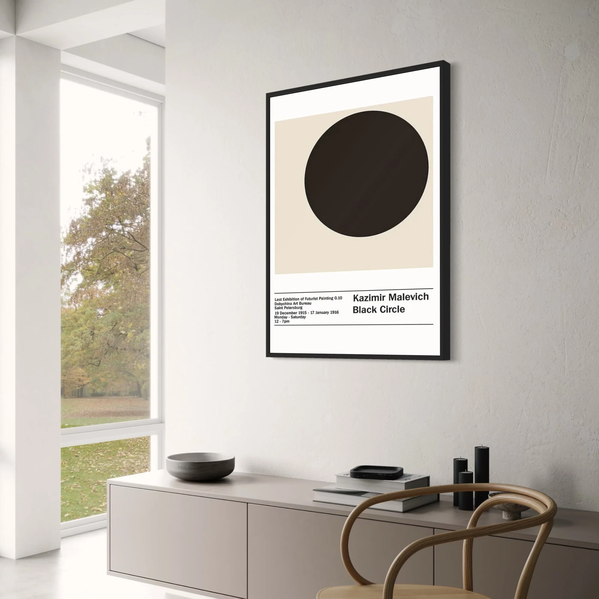 Kazimir Malevich | Black Circle | Abstract Minimalist Art - Image 3