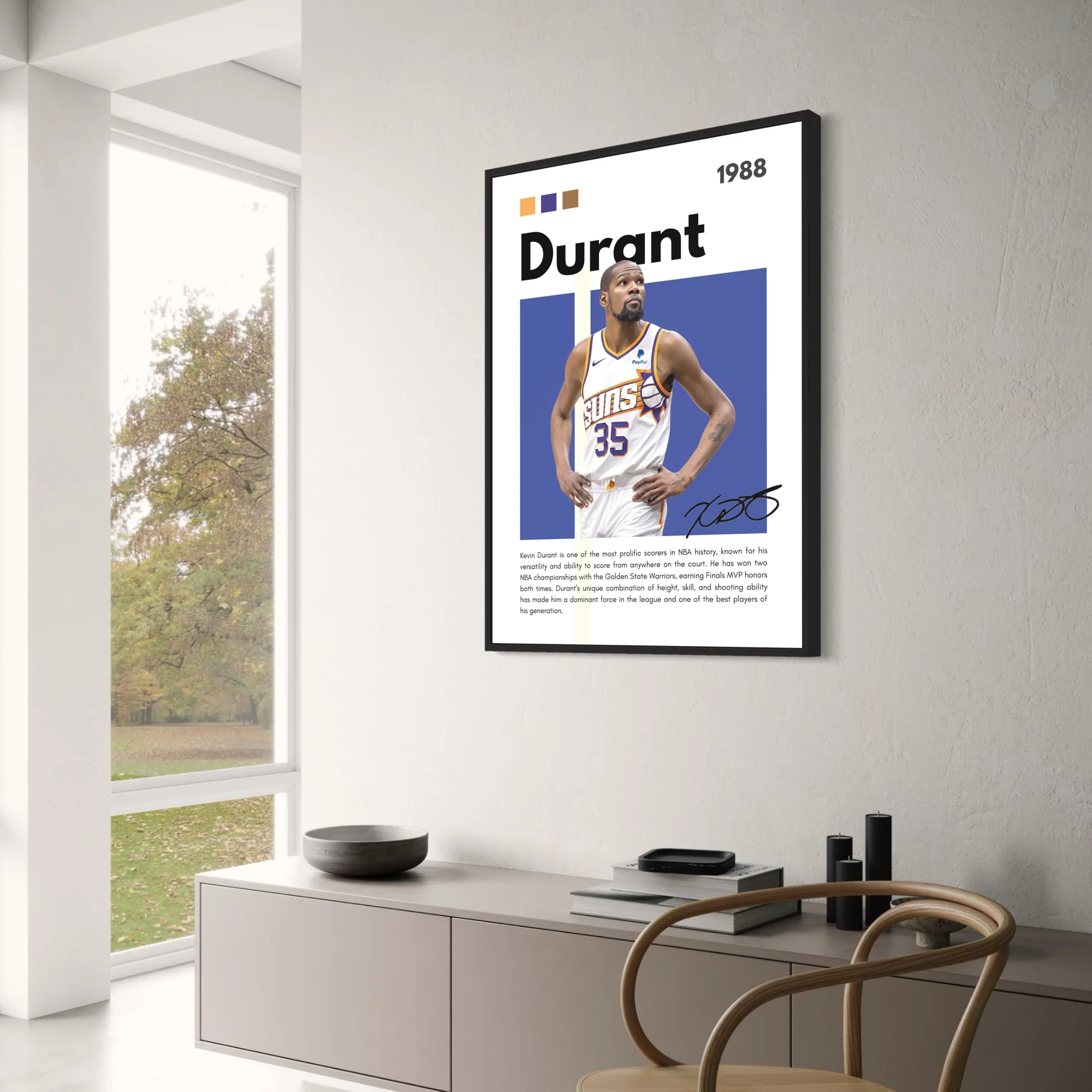 Kevin Durant | Phoenix Suns | Jersey Design - Image 3