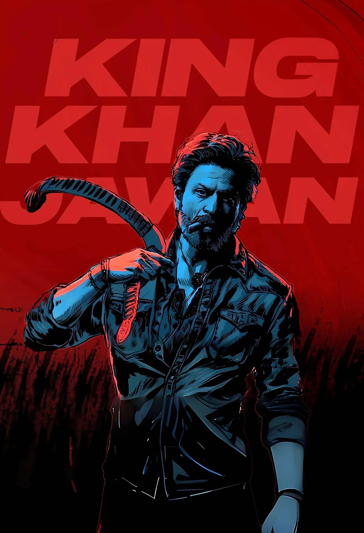 King Khan Jawan | SRK Movie Poster - Image 4