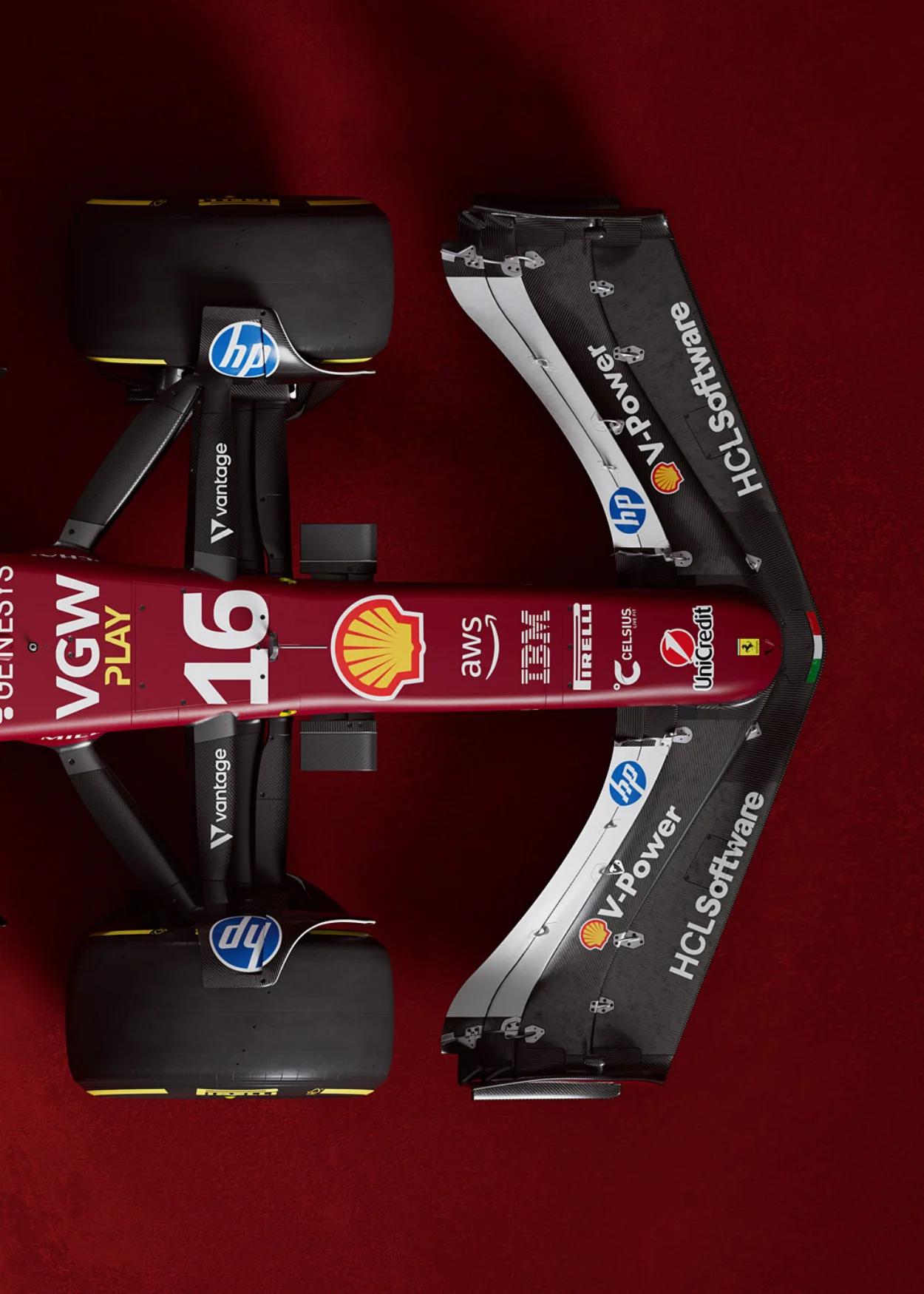 Ferrari F1 | Multi-Panel | Leclerc & Hamilton Racing Art - Image 4