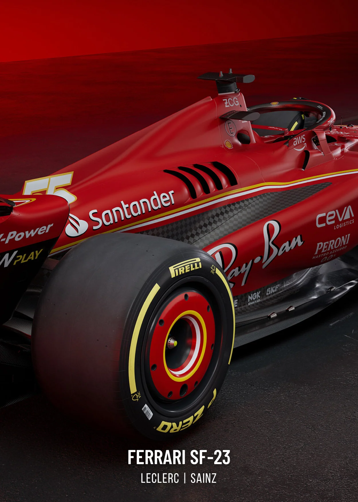 Ferrari F1 | Grand Prix Racing | Leclerc & Hamilton | 3-Piece Set - Image 3