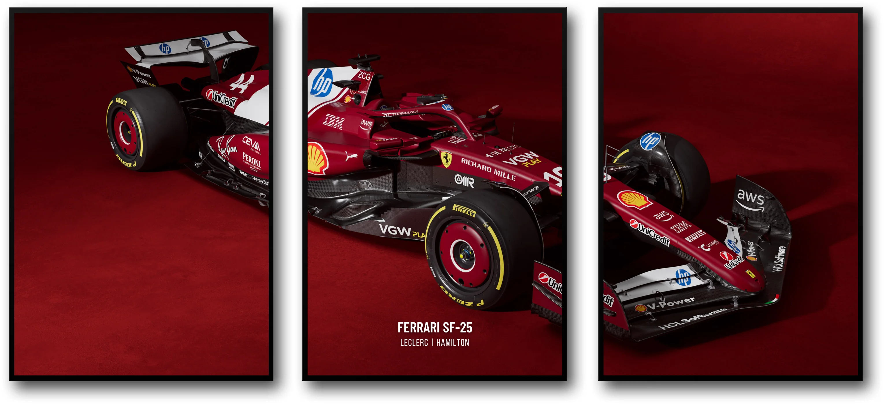 Ferrari F1 Racing | 3-Piece Set | Leclerc & Hamilton