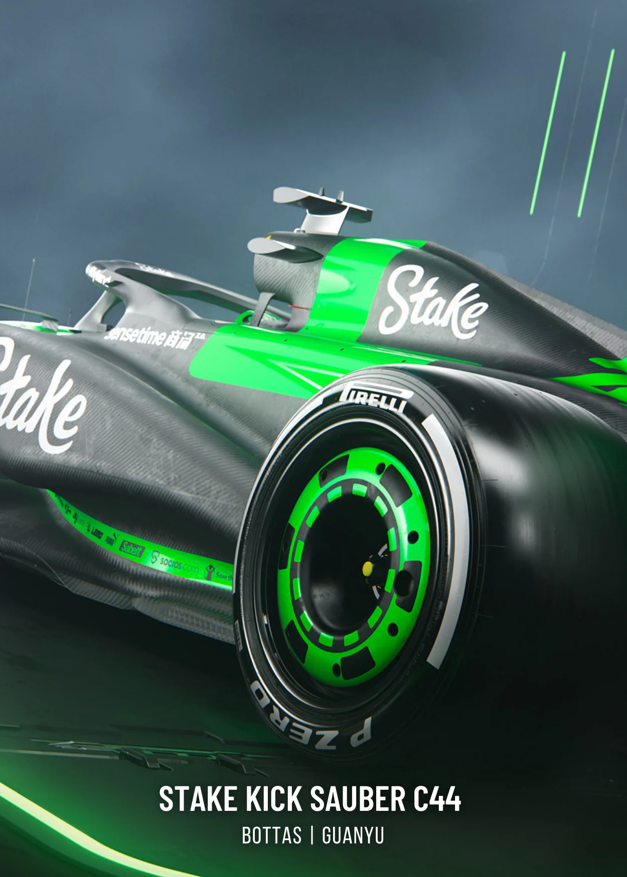 Stake Kick Sauber F1 | 3-Piece Racing Car Set - Image 3