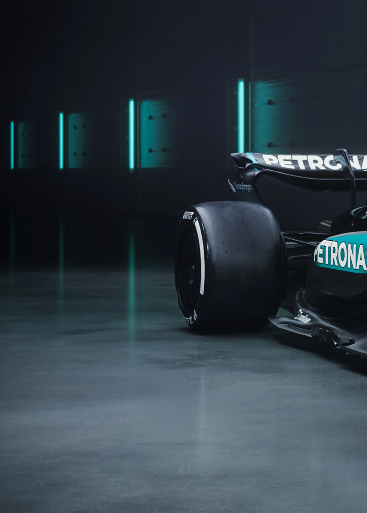 Mercedes F1 Car | Lewis Hamilton | Triple Panel - Image 2