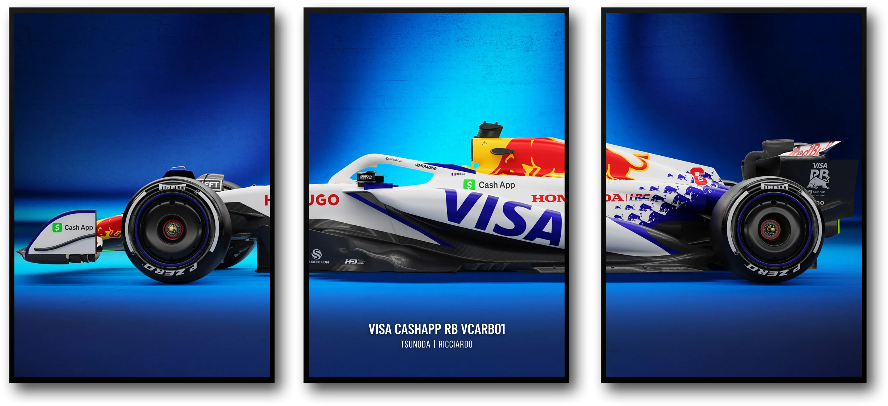 Alpha Tauri F1 Car Set | 3-Piece Iconic Design
