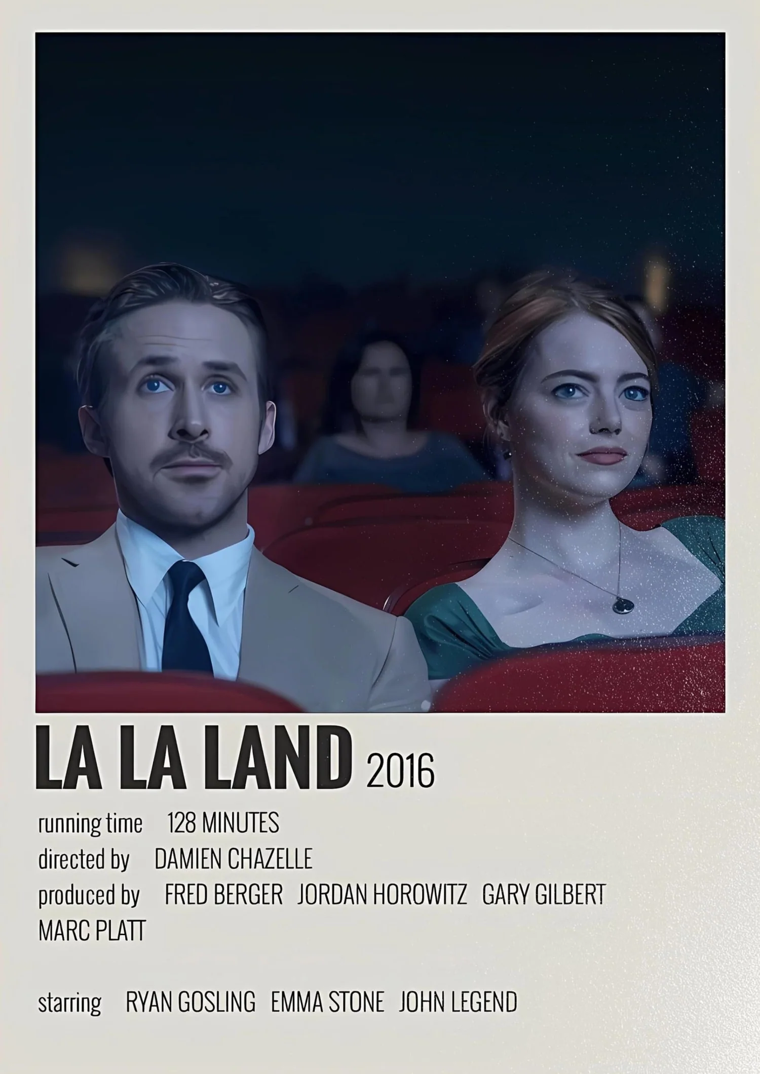 La La Land | Ryan Gosling | Movie Poster - Image 4