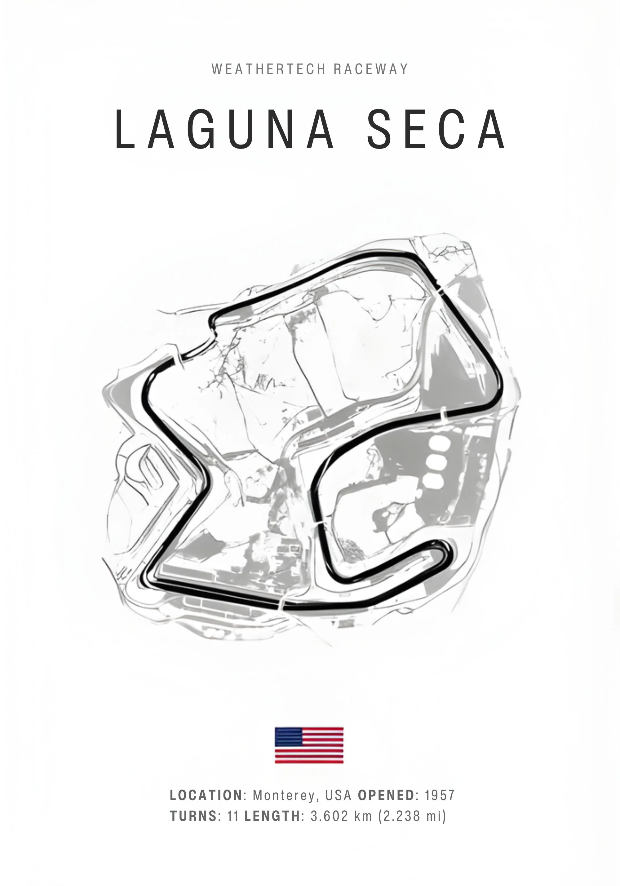 Laguna Seca | F1 Track Layout - Image 2