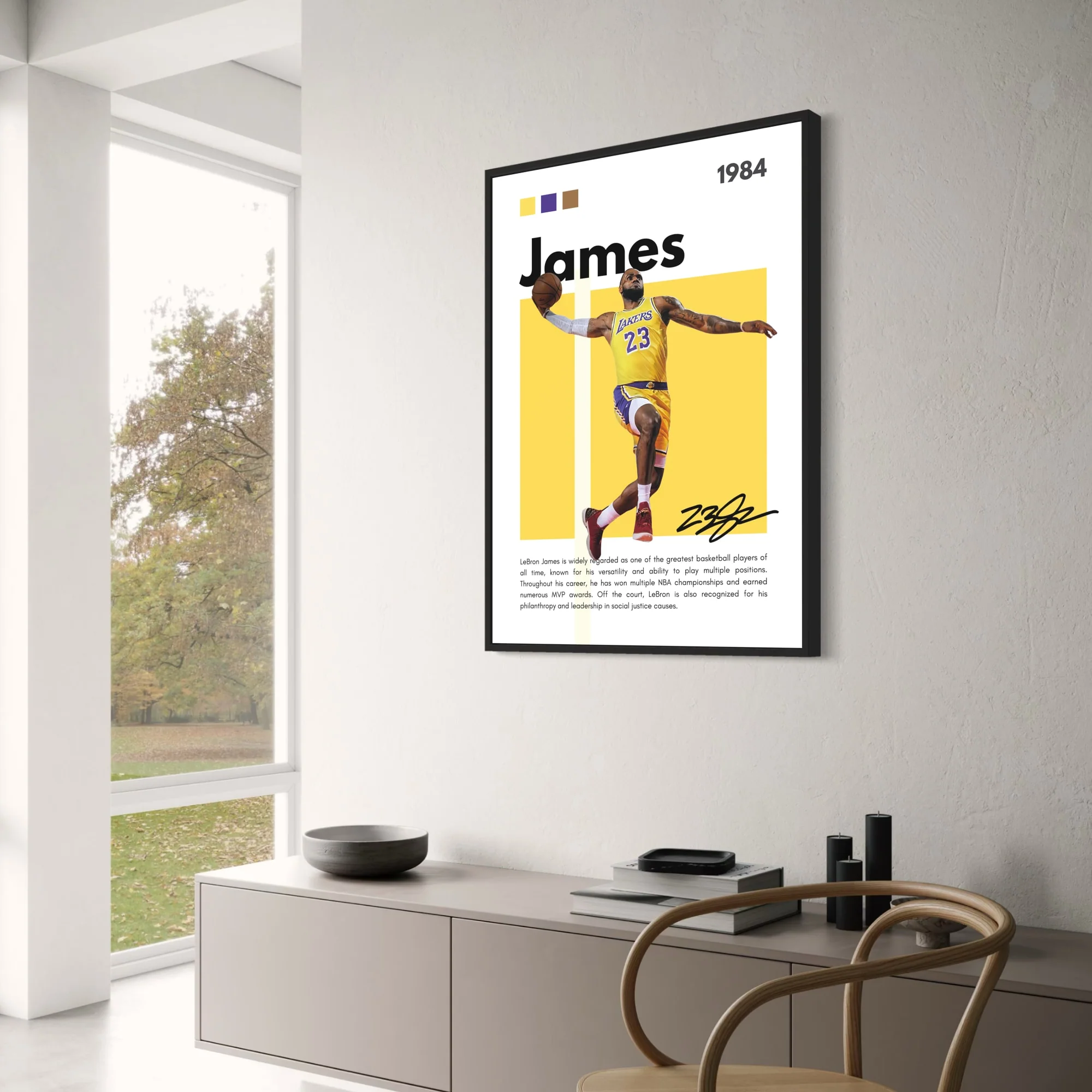 Lakers No. 23 | Dynamic Basketball Legend - Image 3