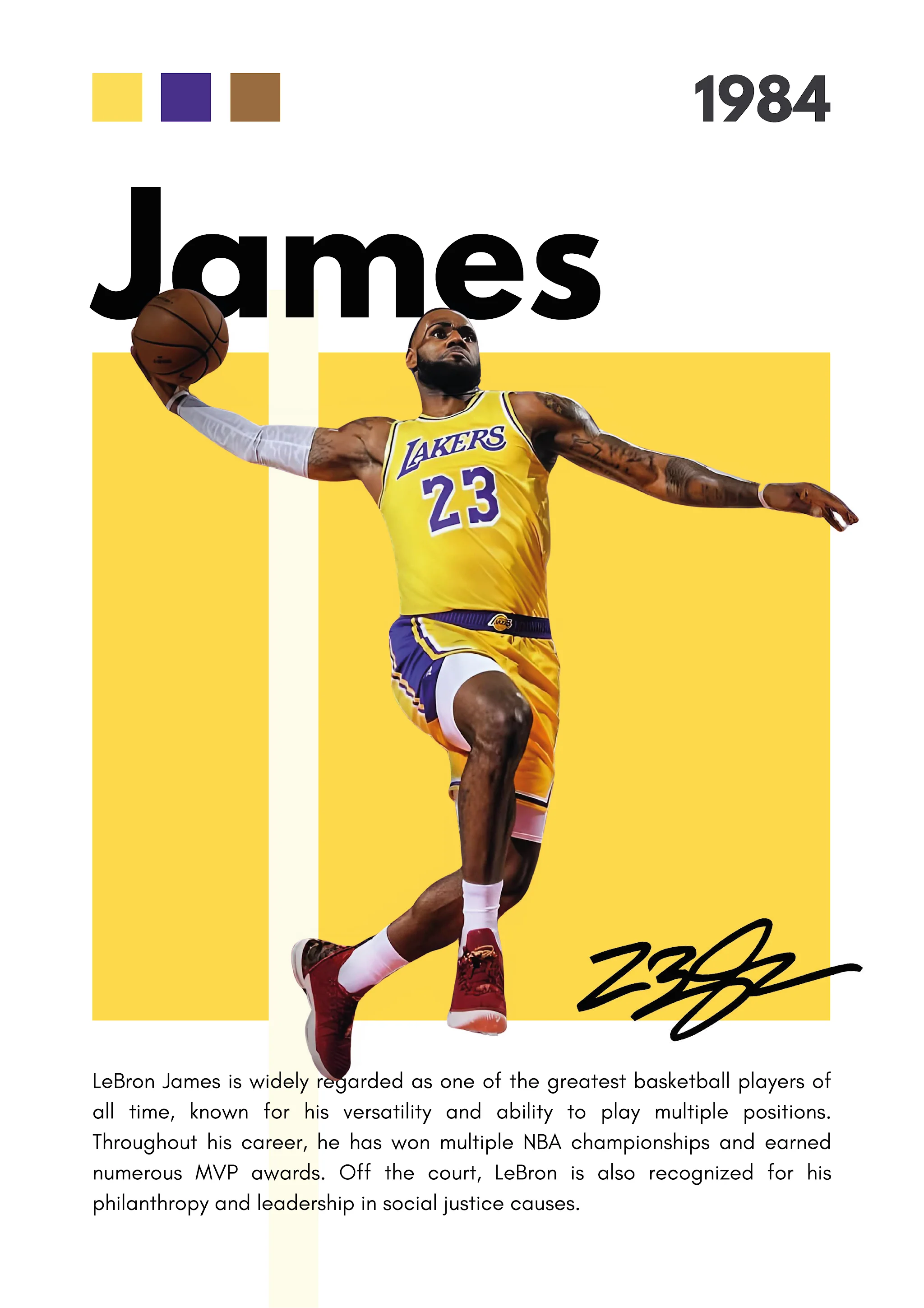 Lakers No. 23 | Dynamic Basketball Legend - Image 4