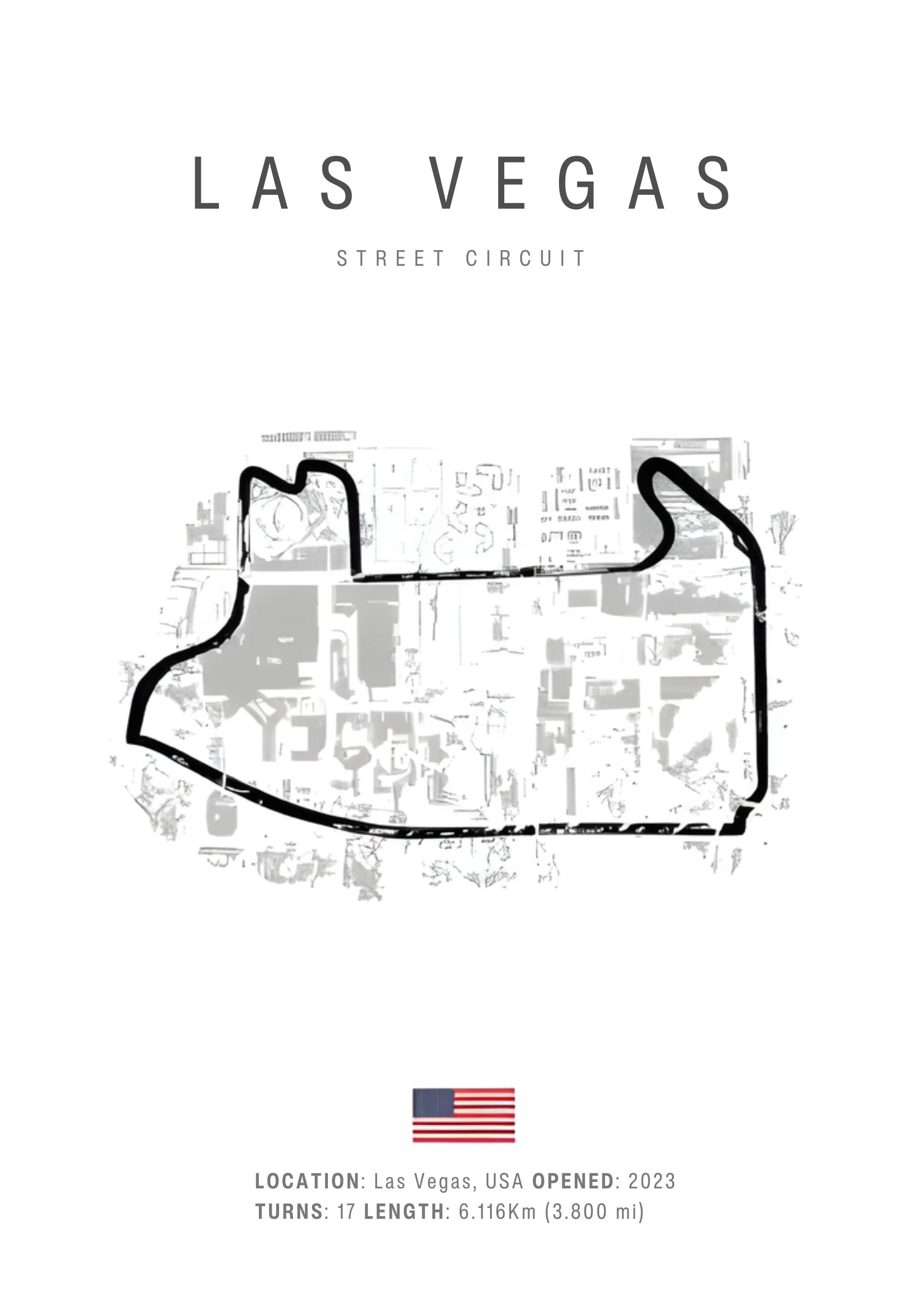 Las Vegas F1 | Circuit Track Layout - Image 2