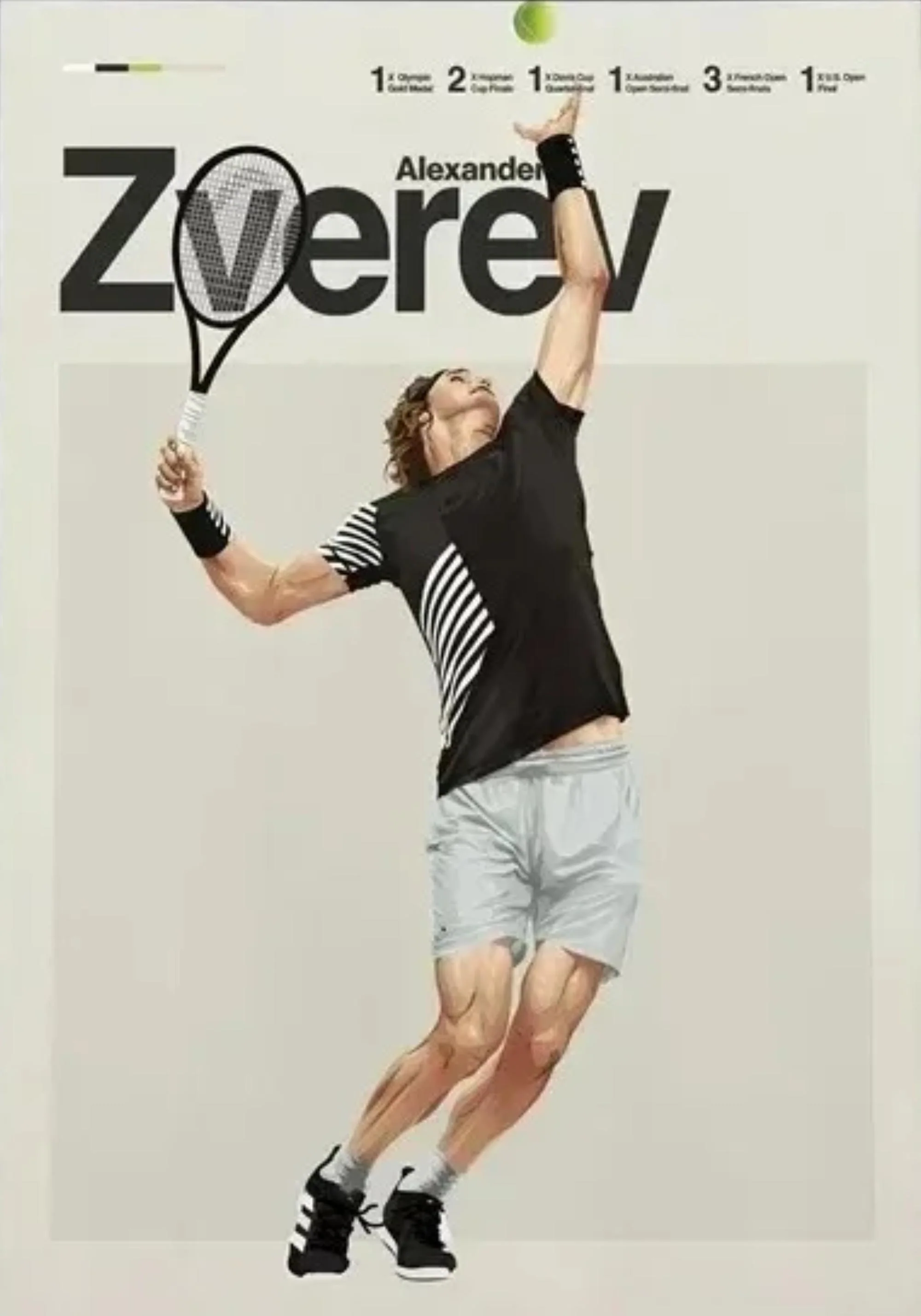 Alexander Zverev | Modern Tennis Art - Image 2