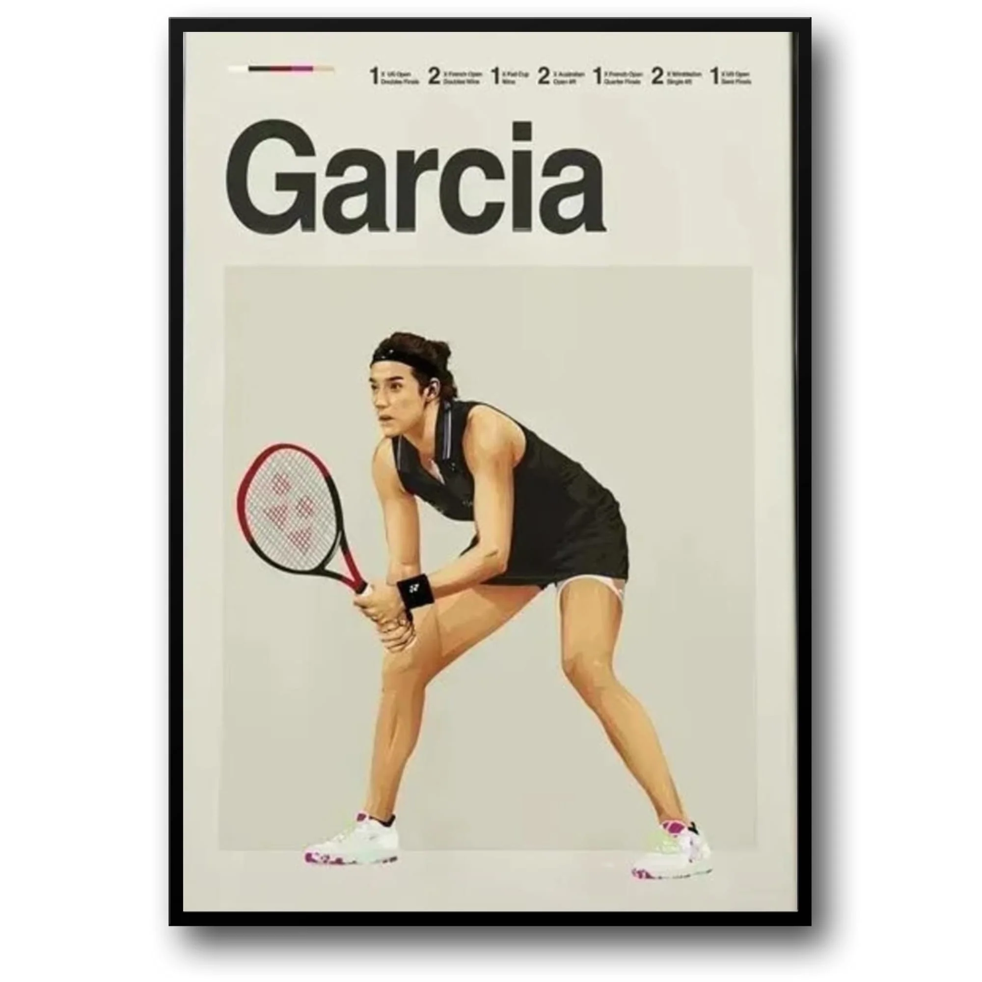Caroline Garcia | Modern Tennis Art