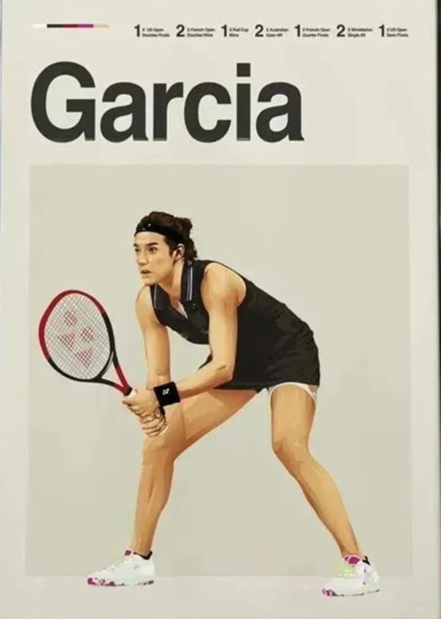 Caroline Garcia | Modern Tennis Art - Image 4