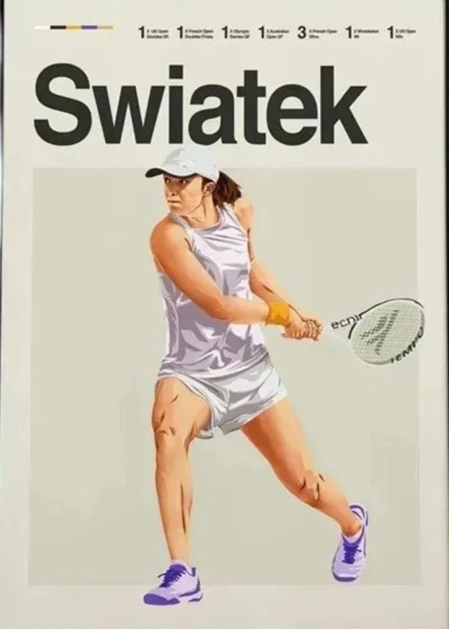 Iga Swiatek | Modern Tennis Art - Image 4
