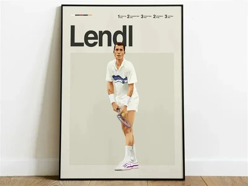 Legends Of Tennis | Ivan Lendl | Modern Aesthetic