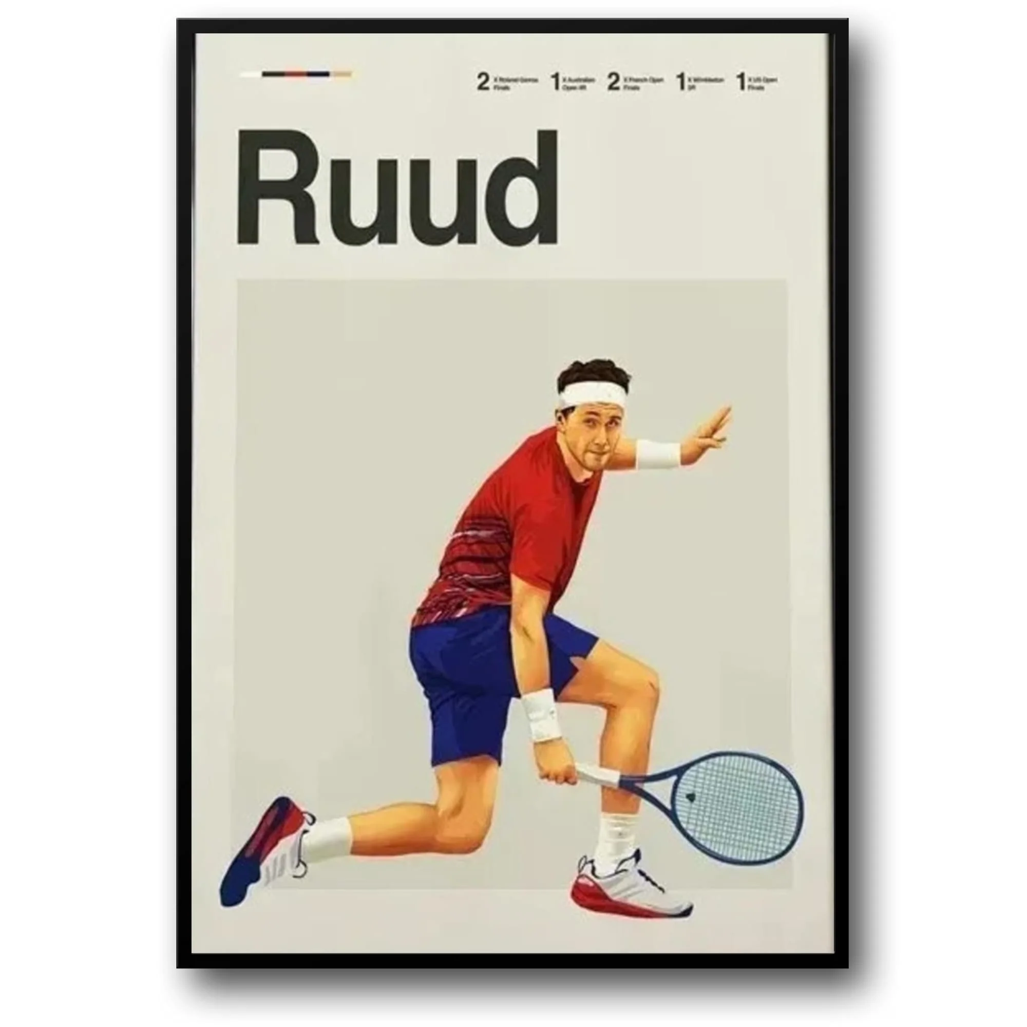 Casper Ruud | Modern Tennis Art