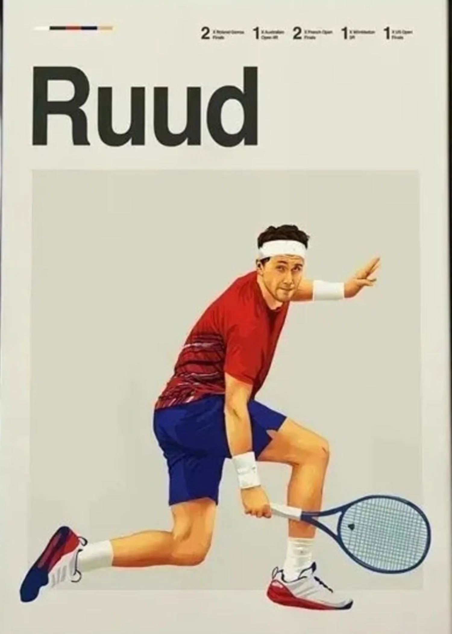 Casper Ruud | Modern Tennis Art - Image 4