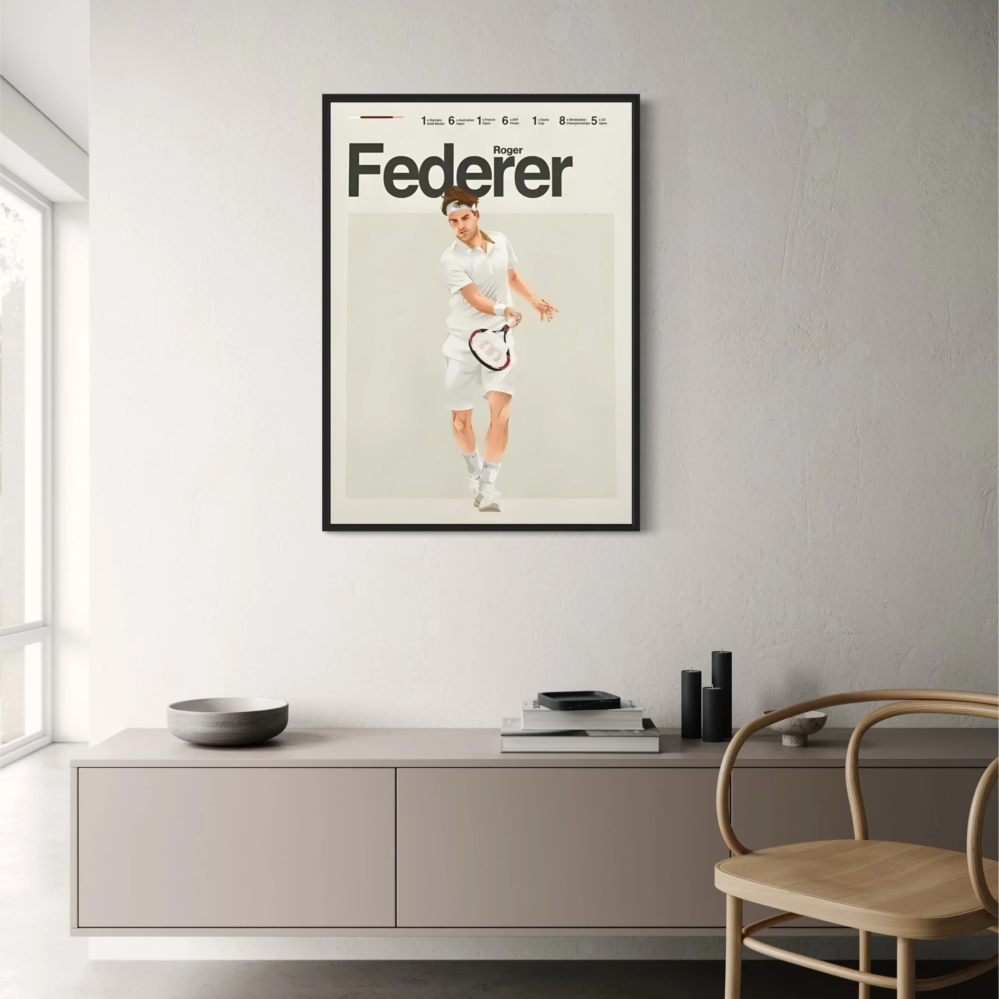 Roger Federer | Modern Tennis Art - Image 2
