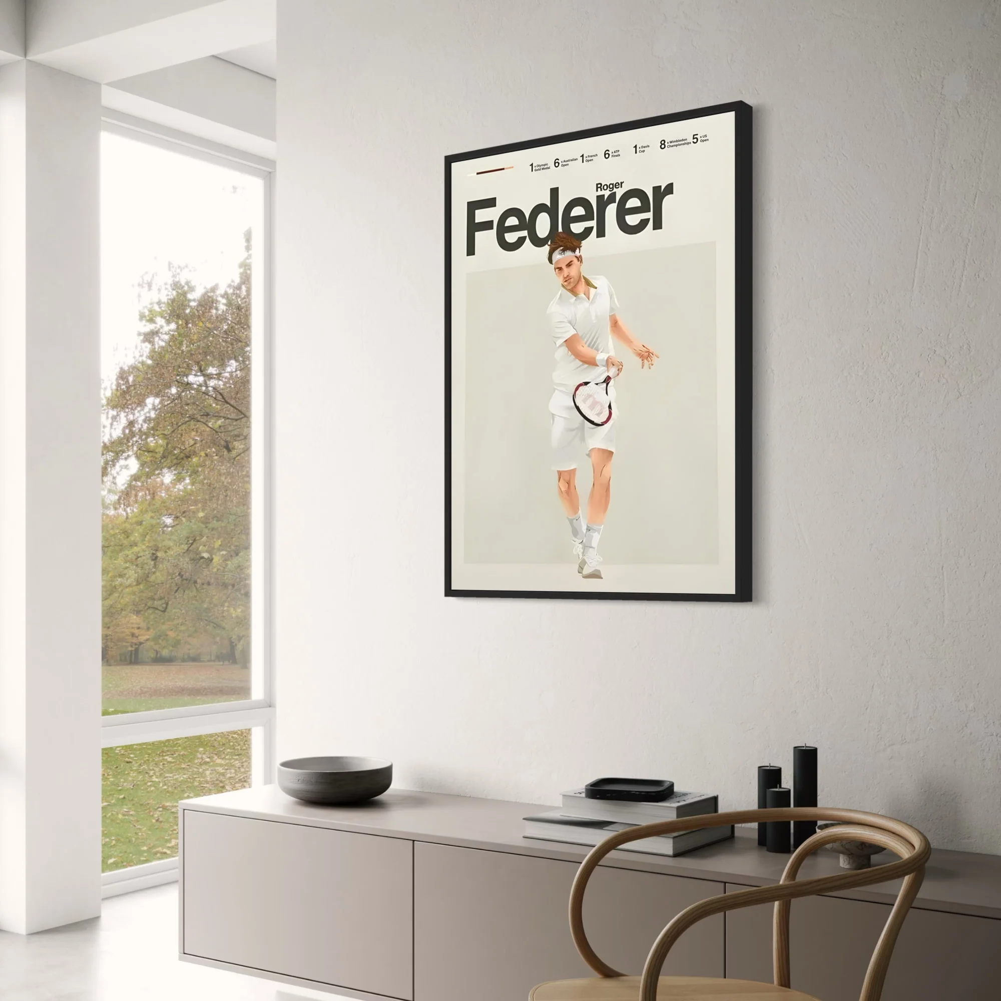 Roger Federer | Modern Tennis Art - Image 3