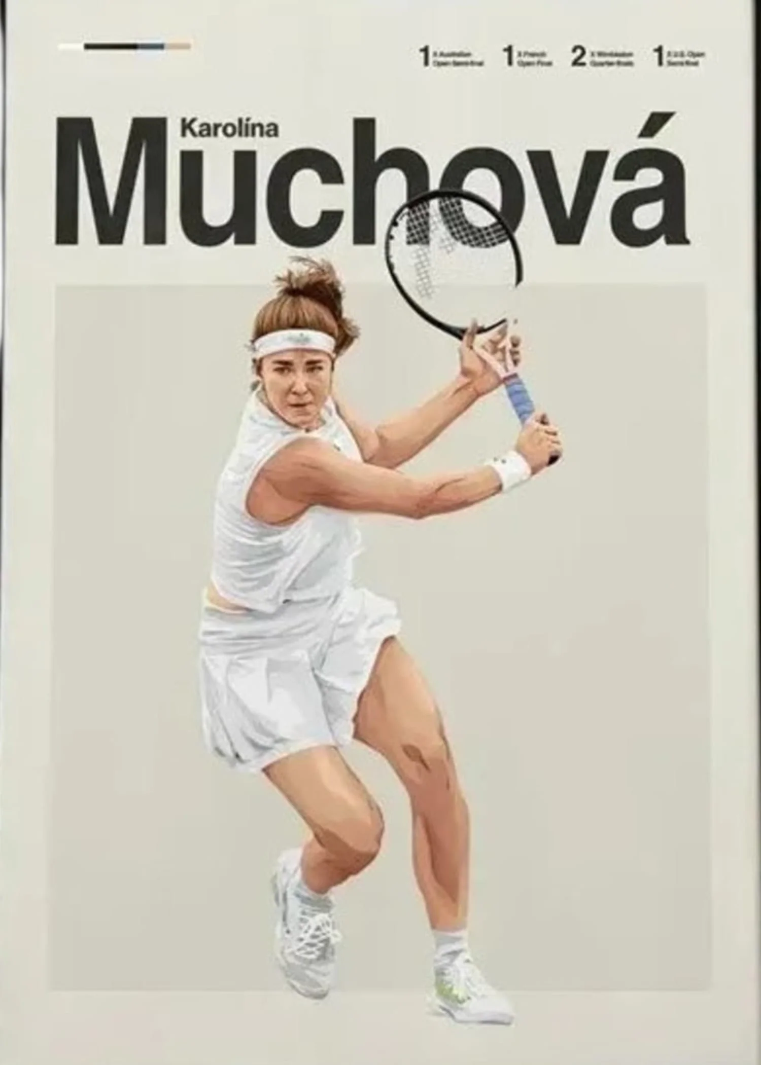 Karolina Muchova | Modern Tennis Art - Image 4
