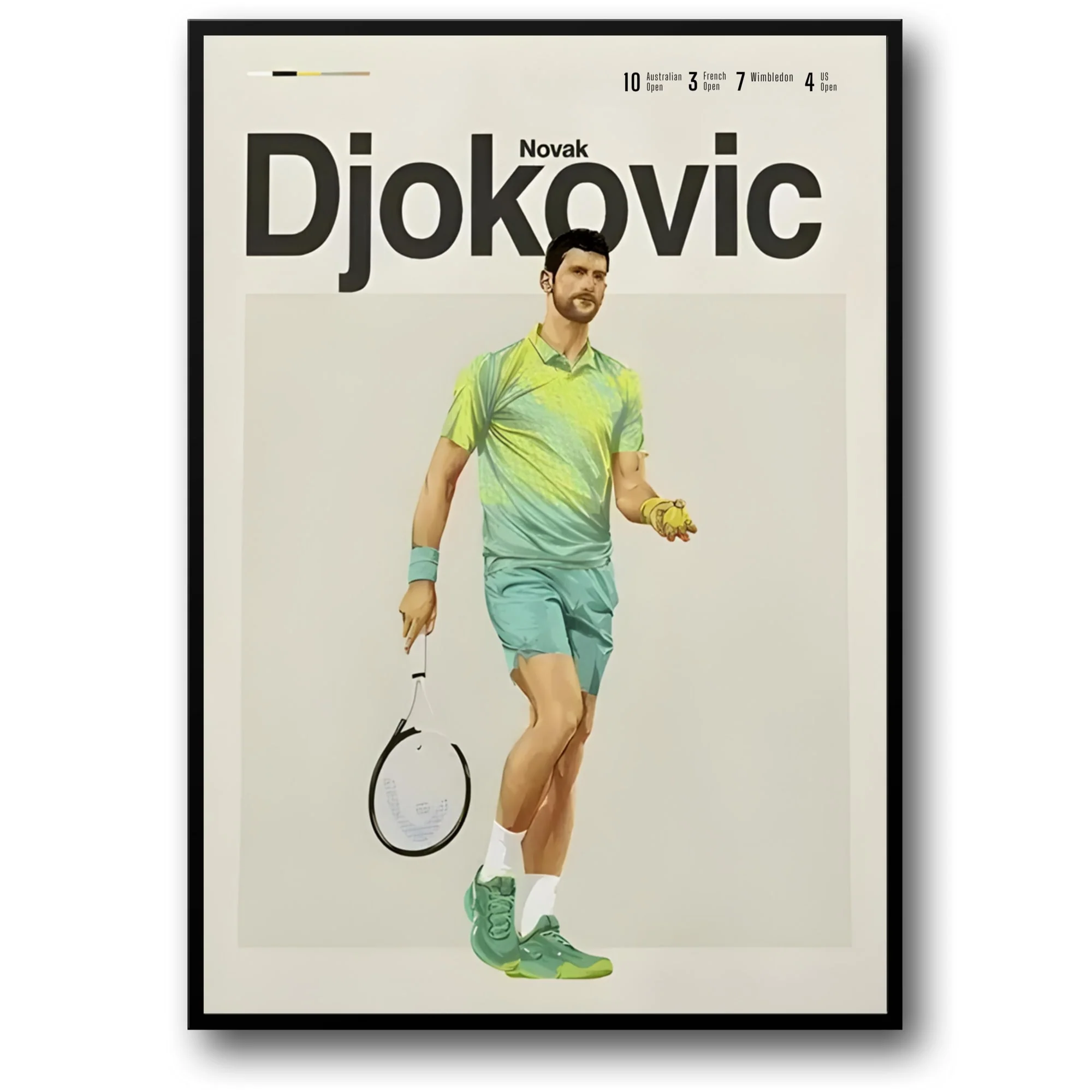 Tennis Legends | Novak Djokovic | Modern Aesthetic