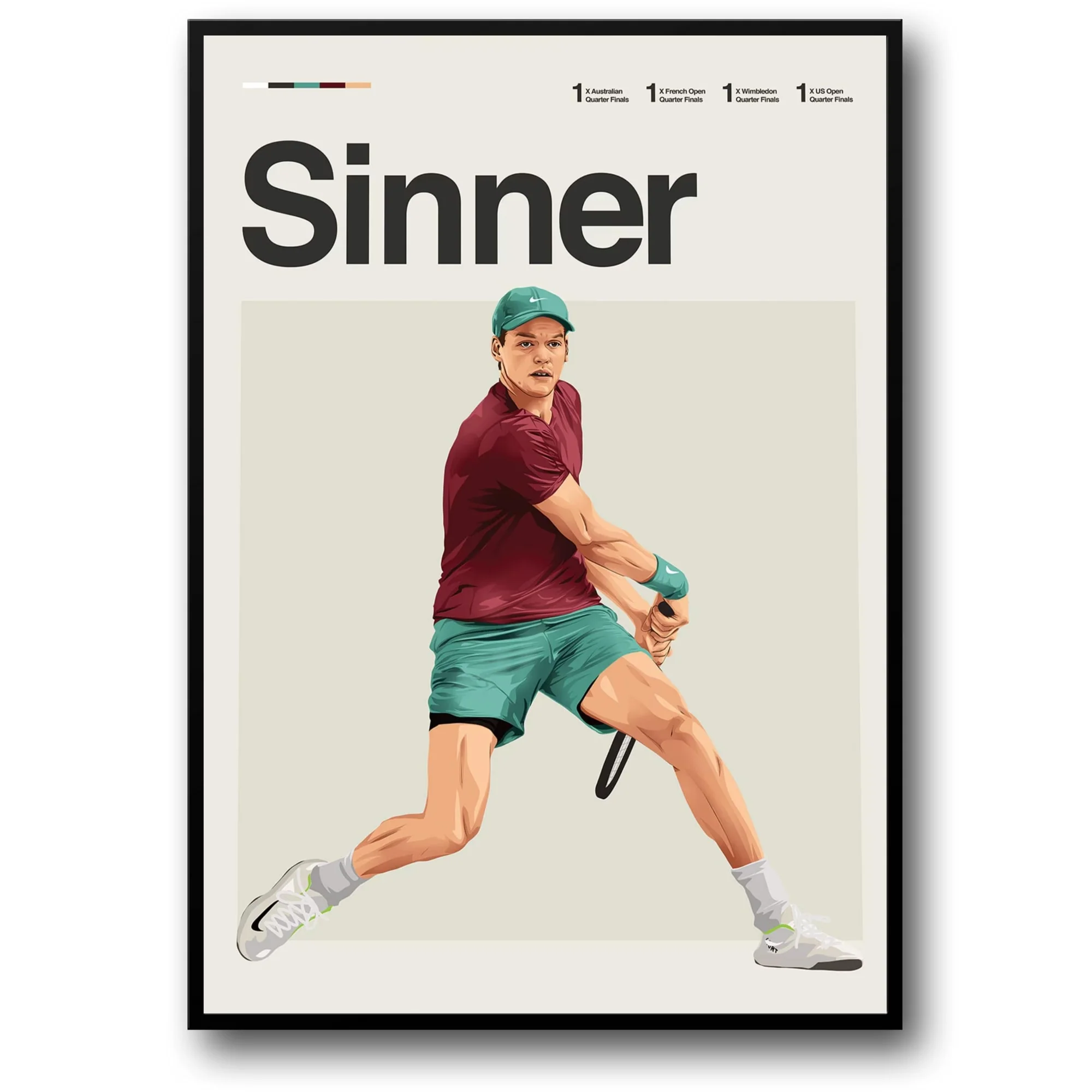 Jannik Sinner | Modern Tennis Art