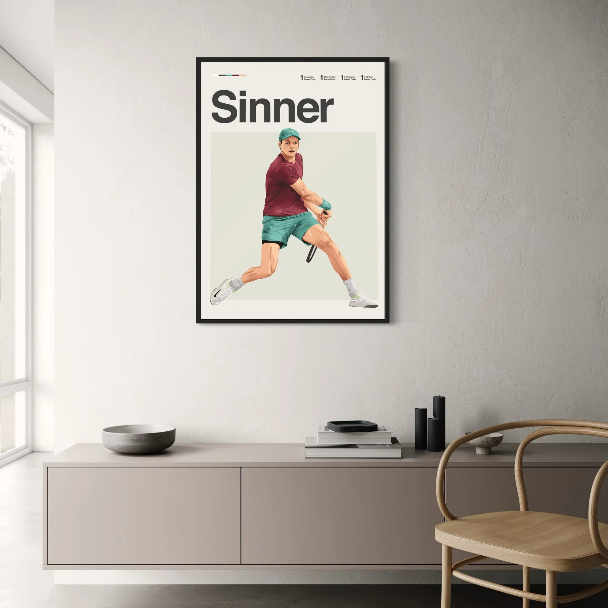 Jannik Sinner | Modern Tennis Art - Image 2