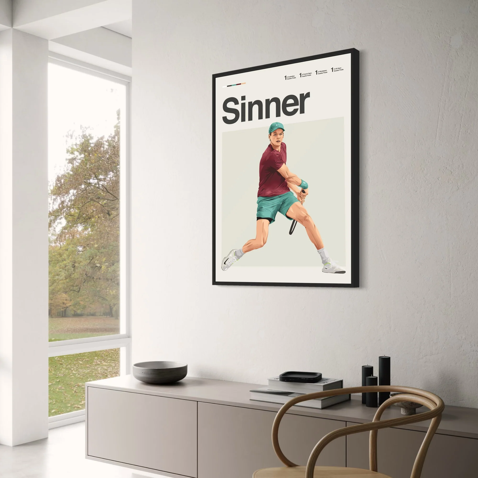 Jannik Sinner | Modern Tennis Art - Image 3