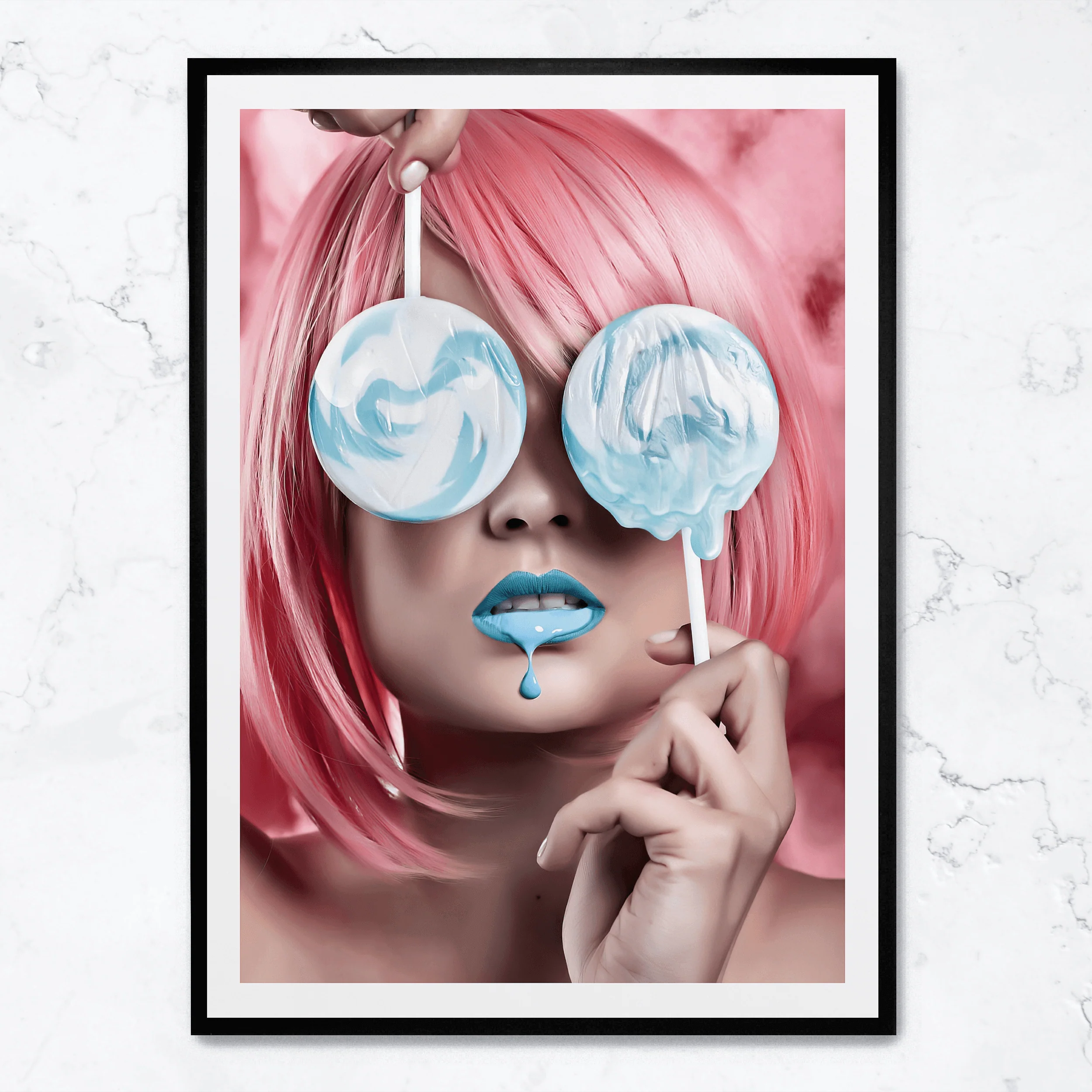 Lollipop Woman | Vibrant Decor Art - Image 4