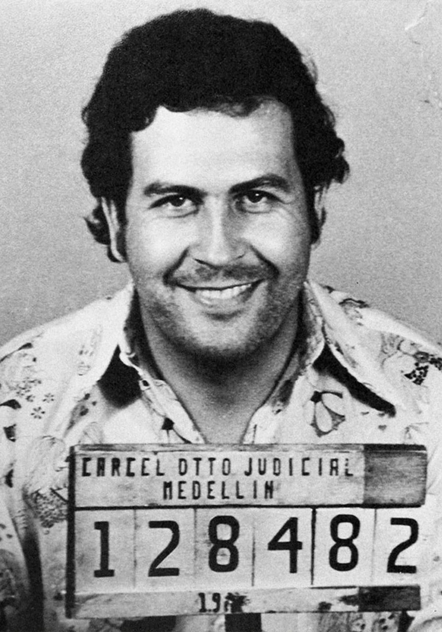 Pablo Escobar Mugshot | Black & White Photography - Image 4