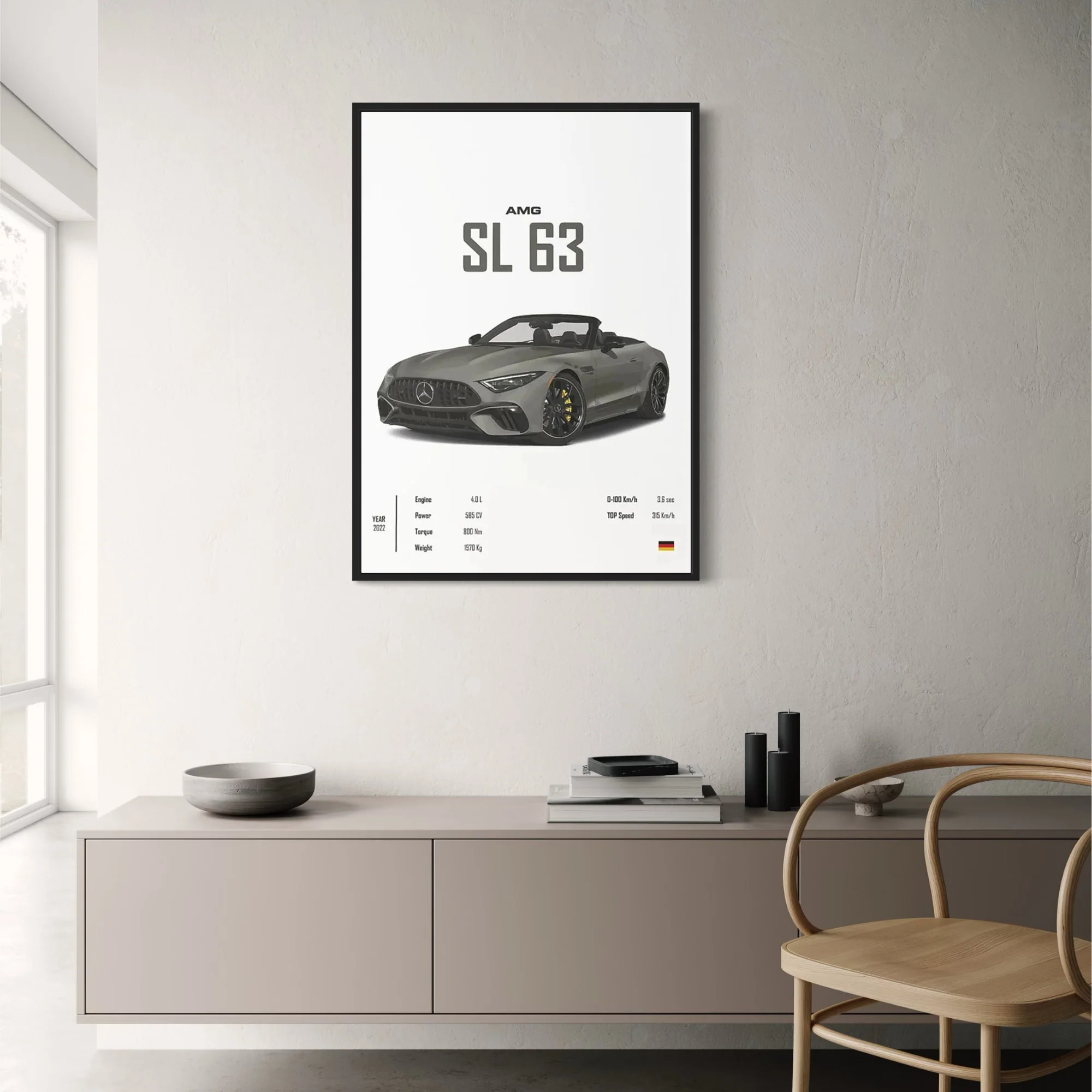 Mercedes SL 63 | Automotive Tribute | Modern Decor - Image 2