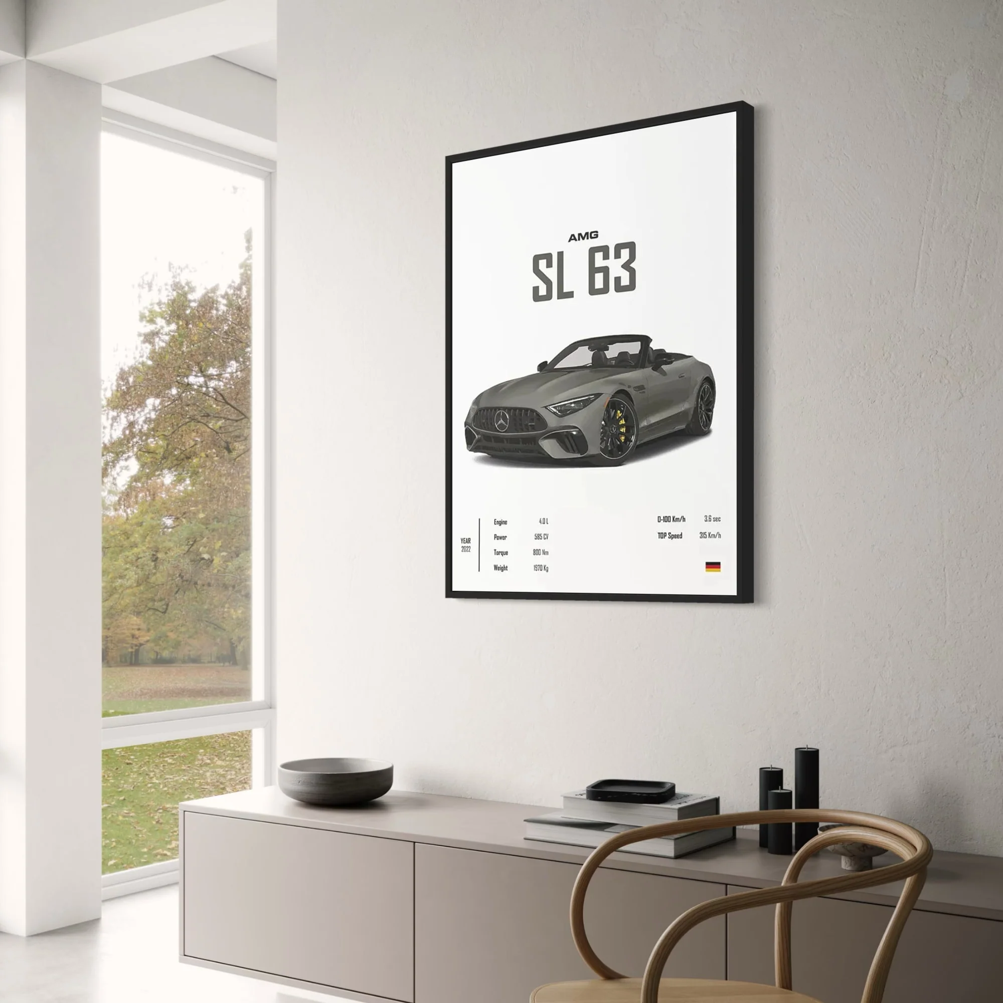 Mercedes SL 63 | Automotive Tribute | Modern Decor - Image 3