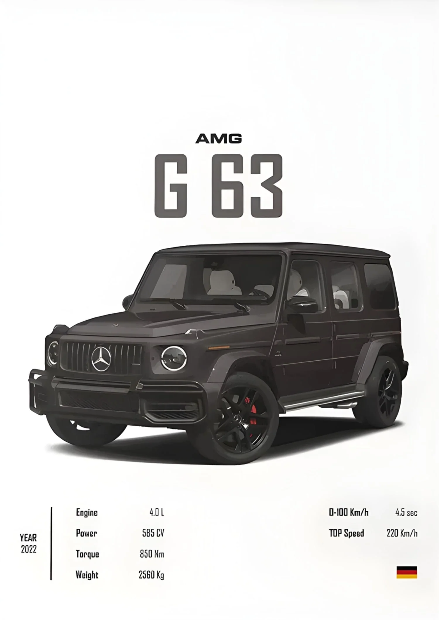 Mercedes G 63 | Engineering Tribute Art - Image 4