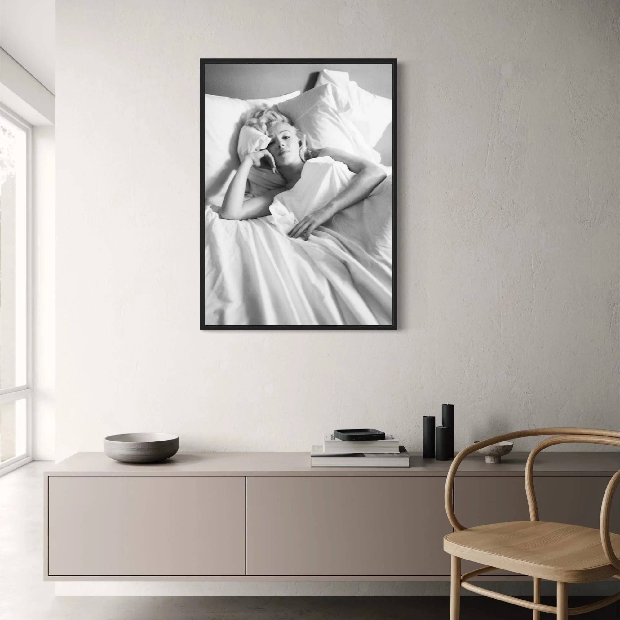 Marilyn Monroe | Iconic Bedroom Scene | Vintage Hollywood Glamour - Image 2