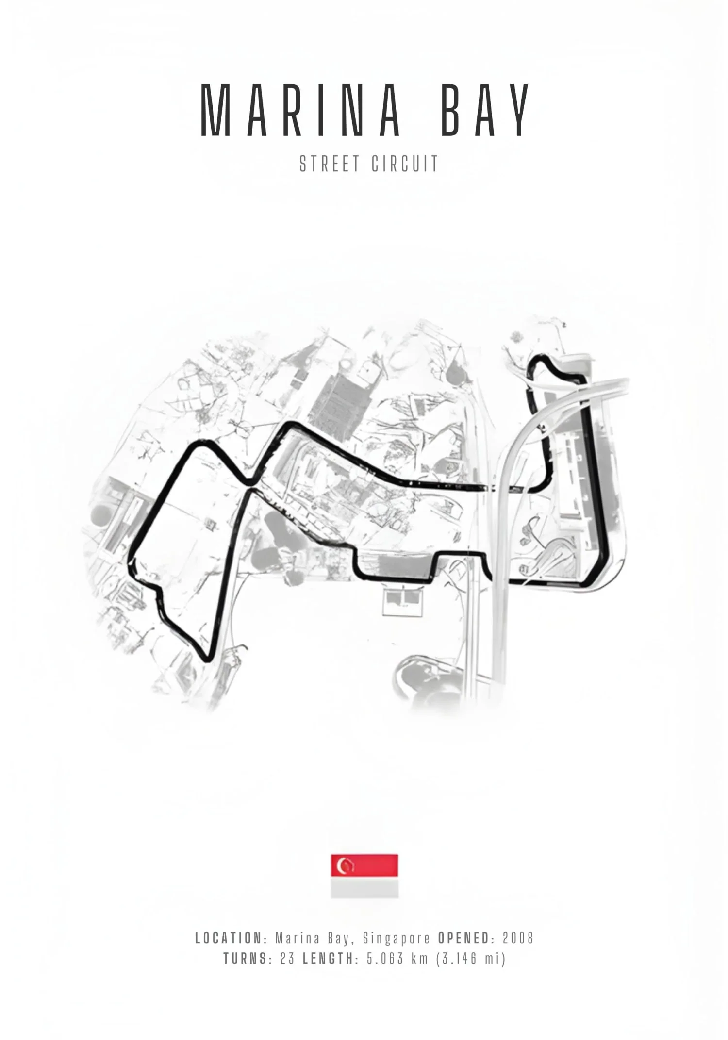 Marina Bay | F1 Circuit Track Layout - Image 4