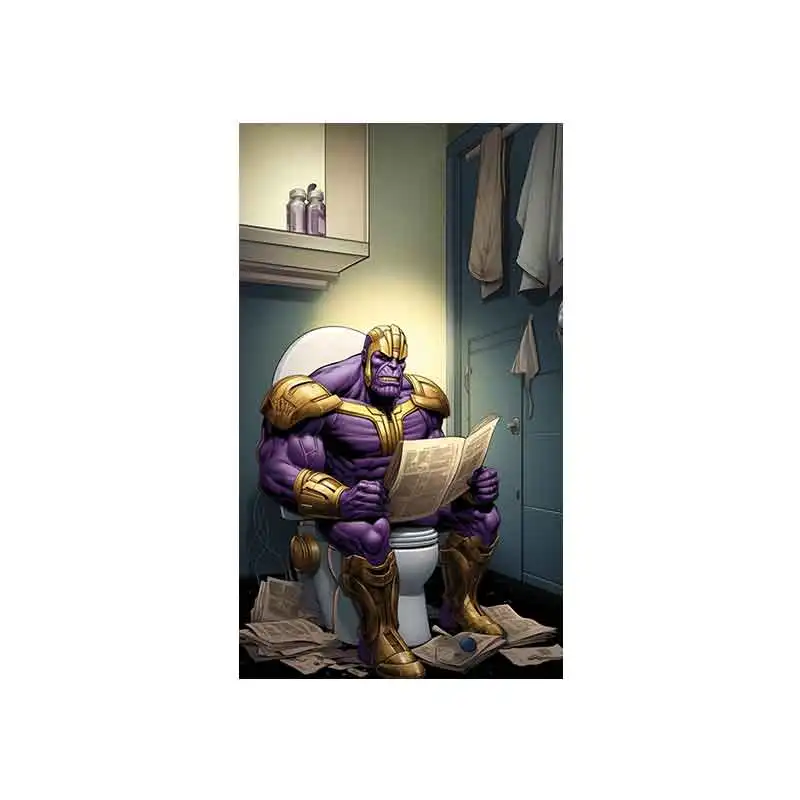 Spiderman Reading | Funny Comic Art