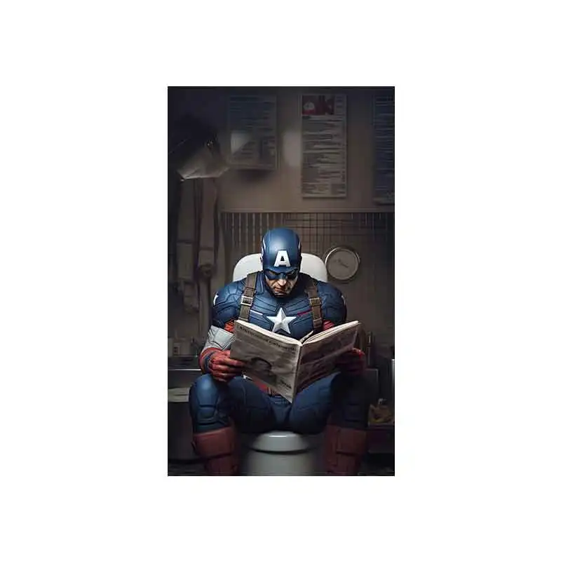 Spiderman Comic | Funny Bathroom Art