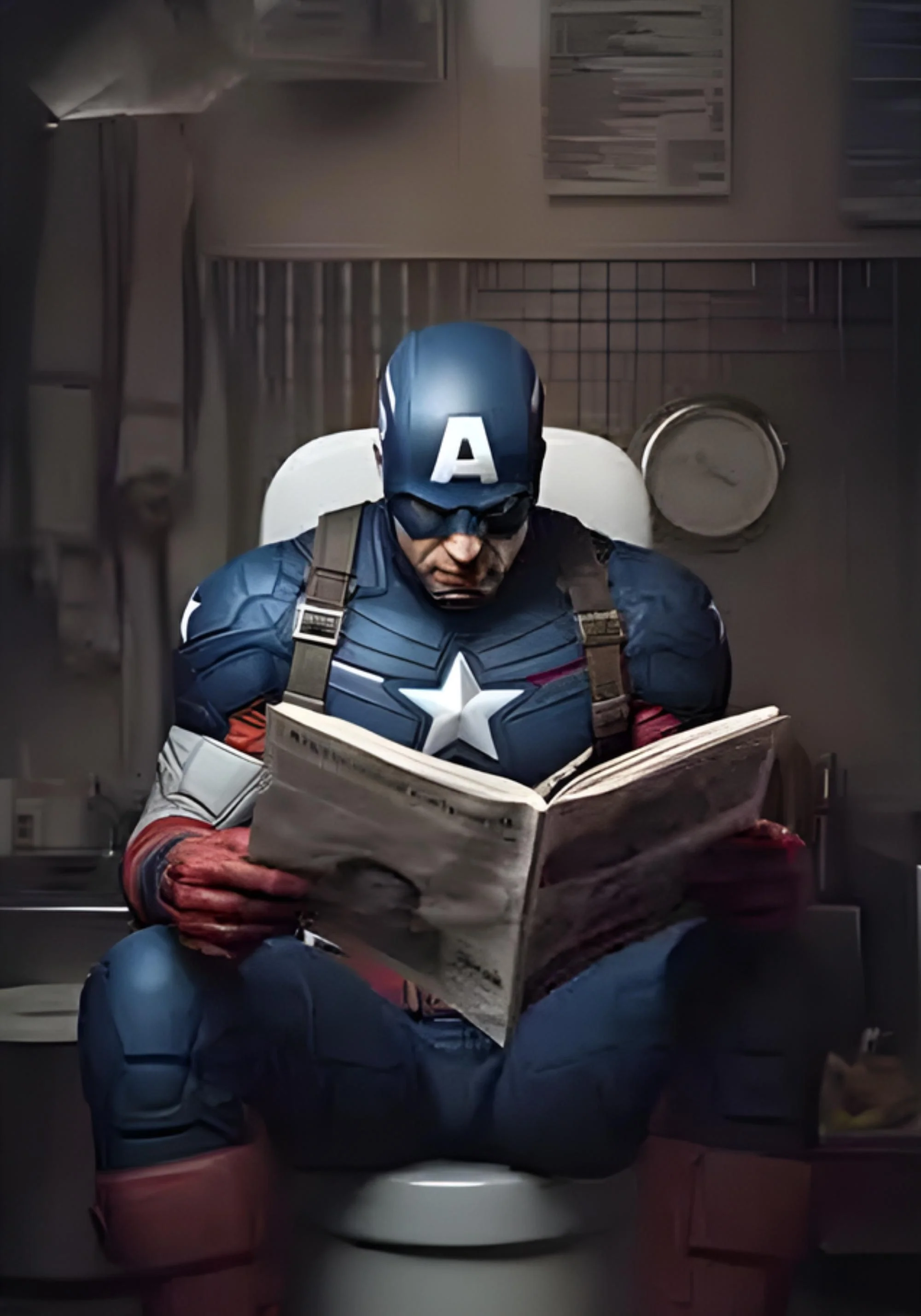 Spiderman Comic | Funny Bathroom Art - Image 2