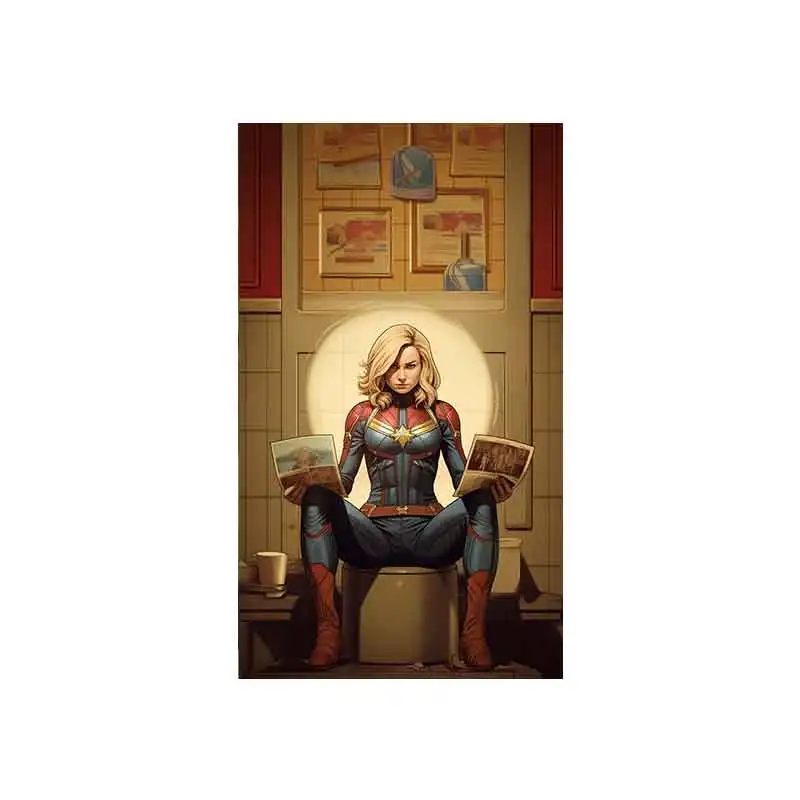 Spiderman Comic | Funny Bathroom Art