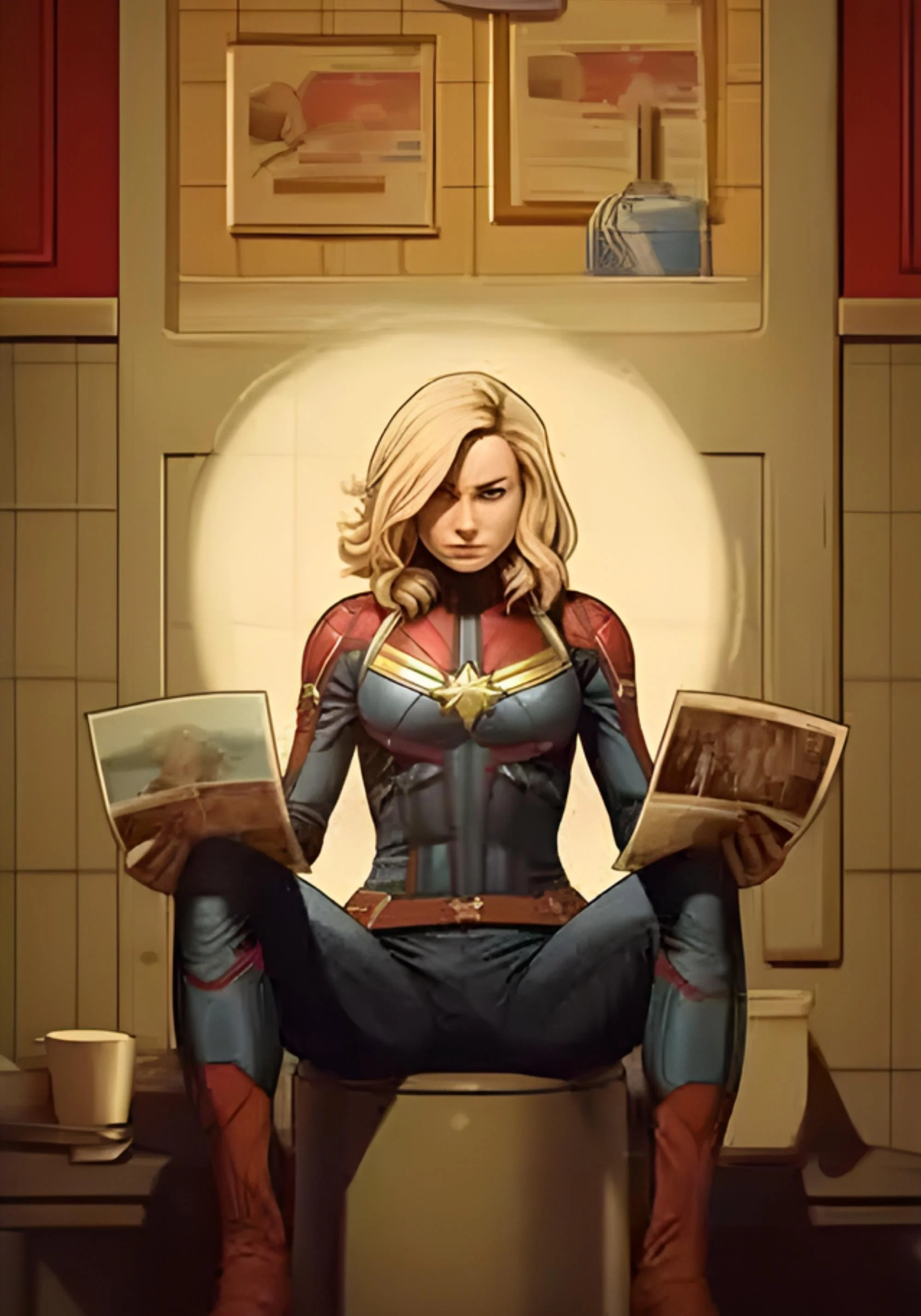 Spiderman Comic | Funny Bathroom Art - Image 2