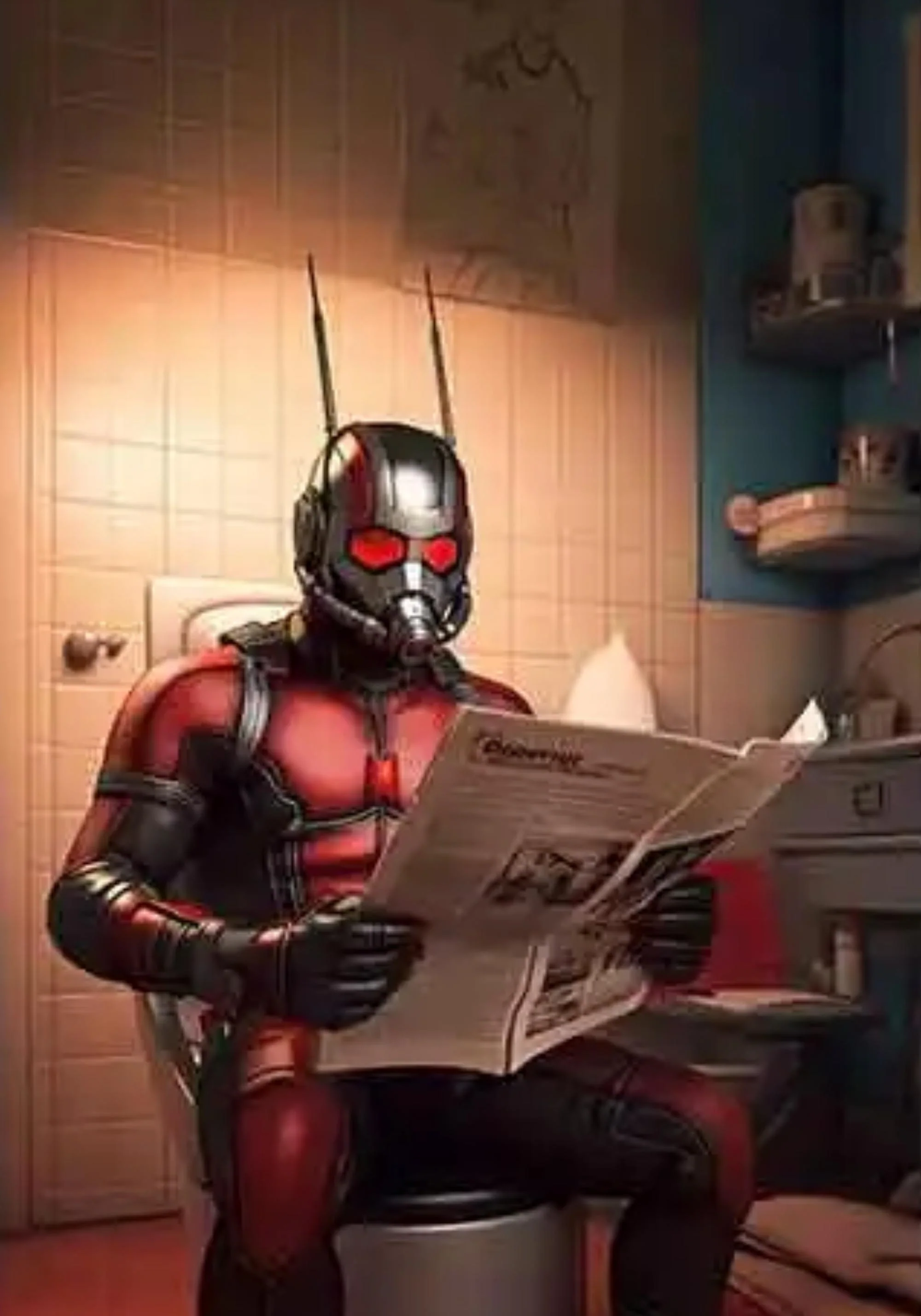 Spiderman Bathroom | Funny Comic Decor - Image 2